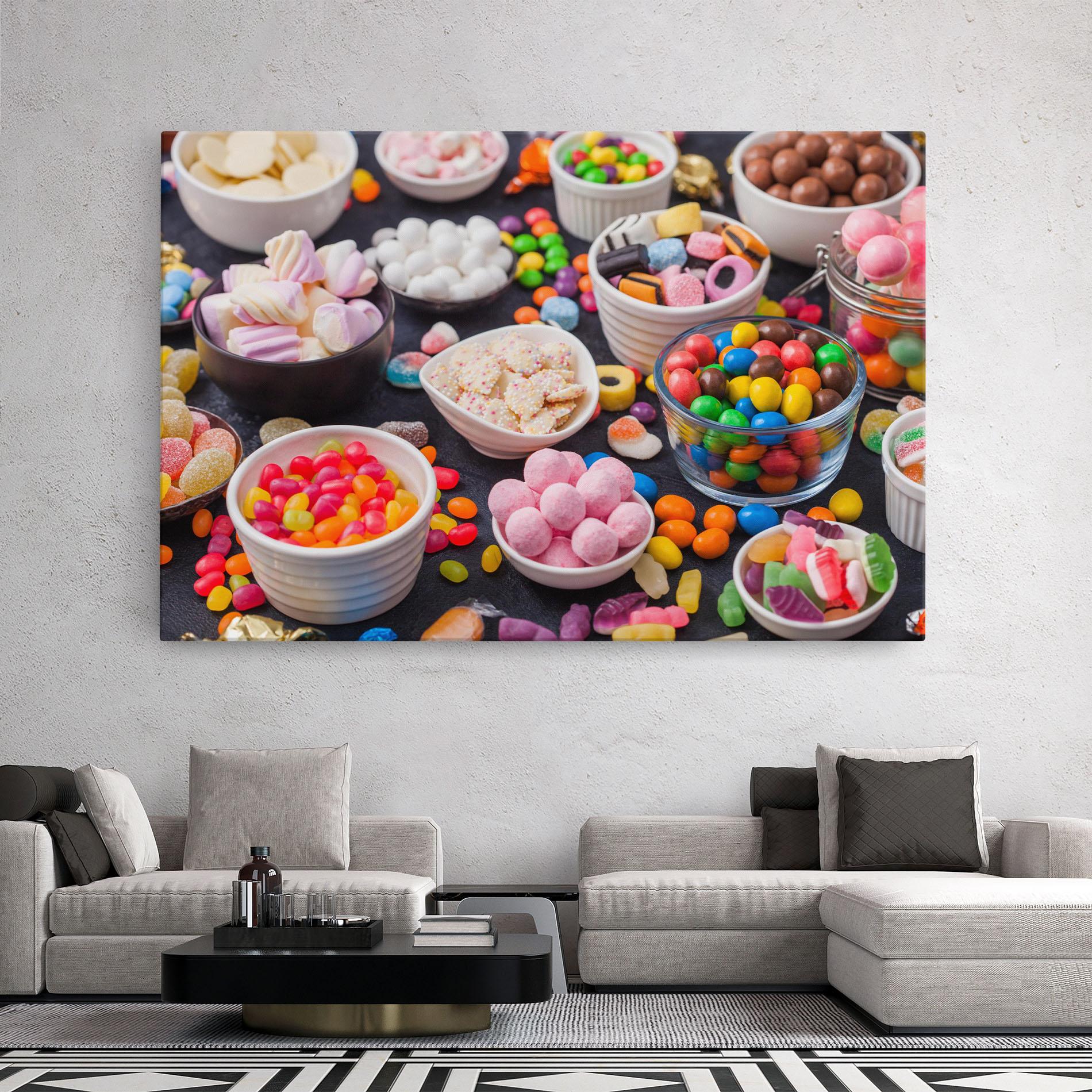 Vászonkép Lollipop Candies mockup 2