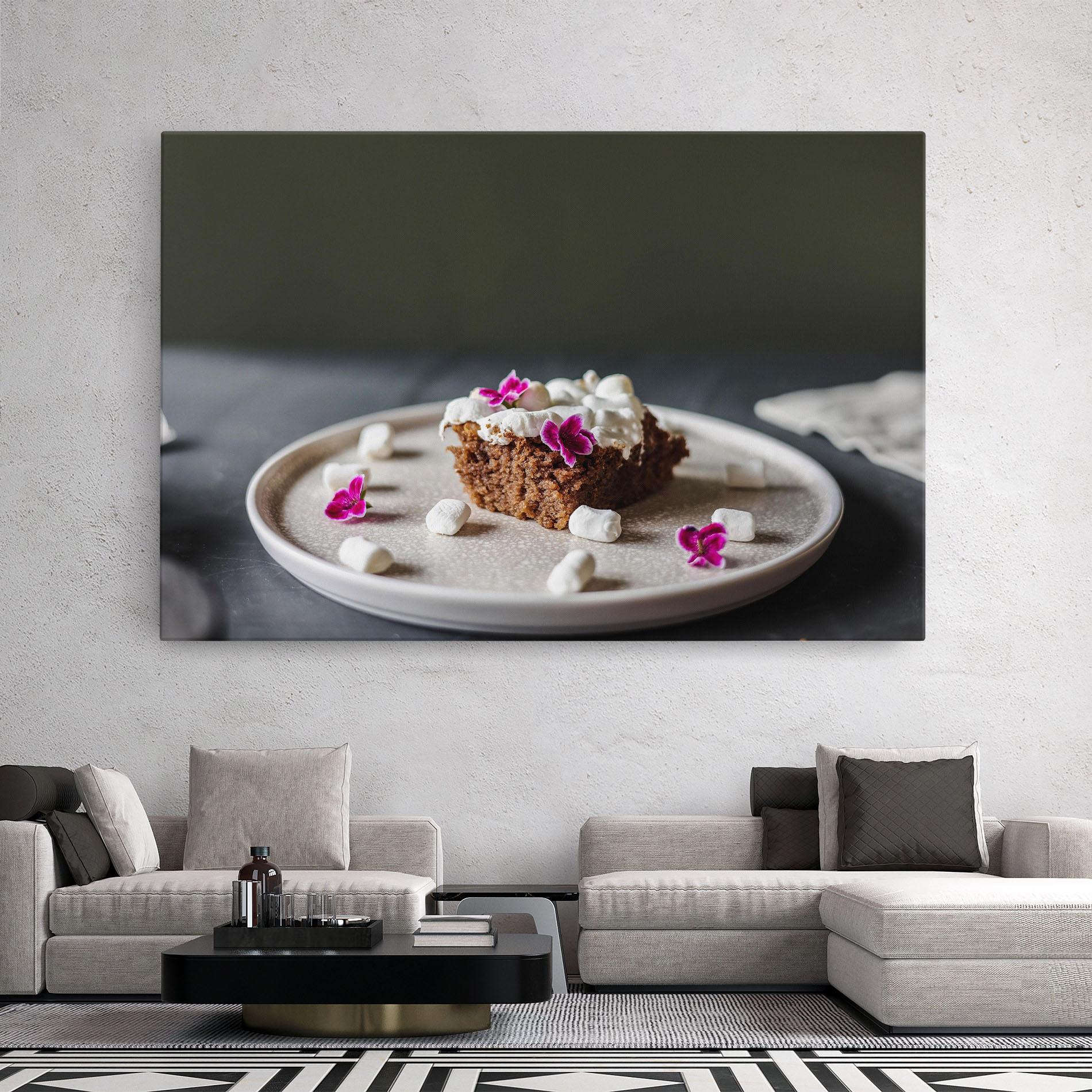 Vászonkép Marshmallow Cake mockup 2