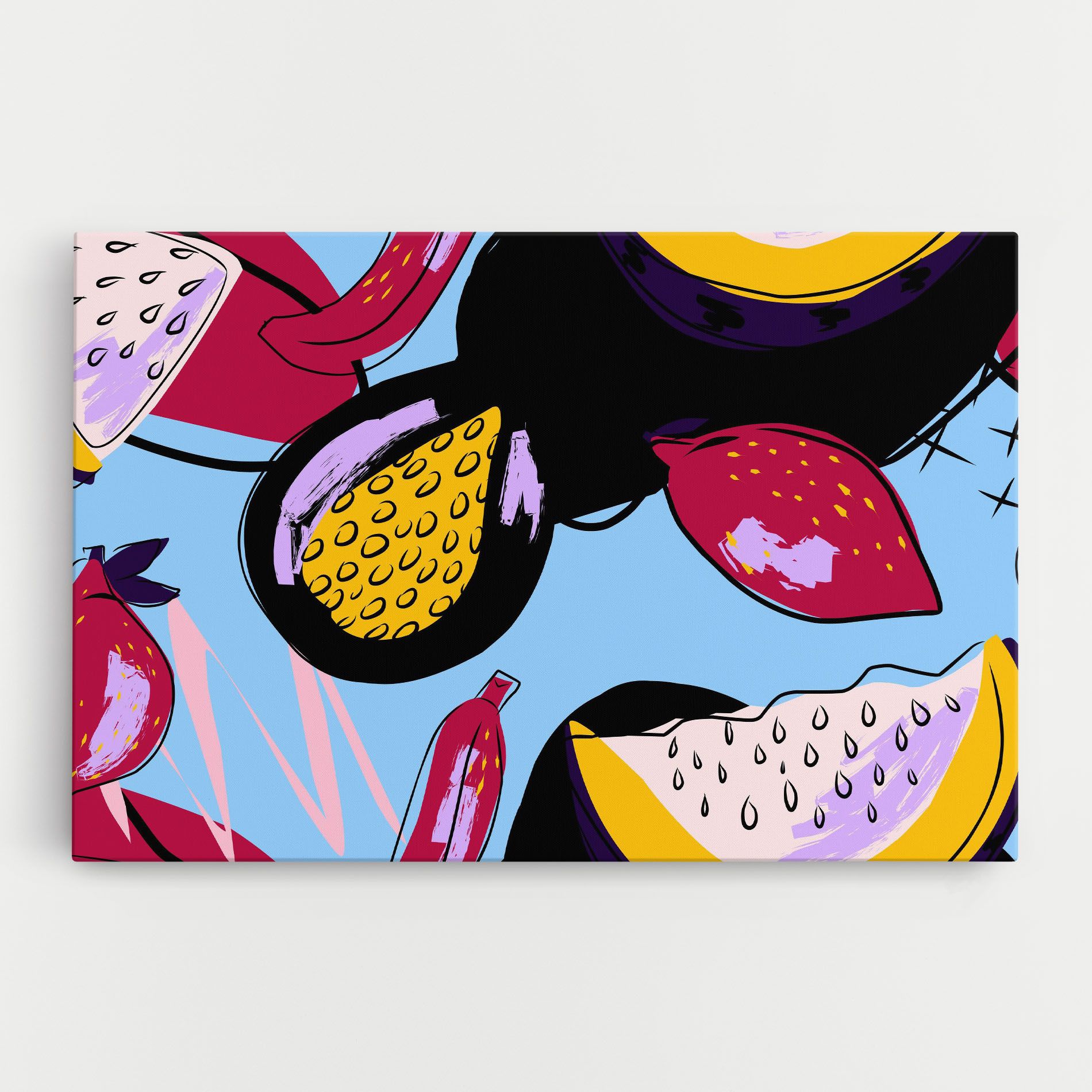 Colorful Fruits mockup 0