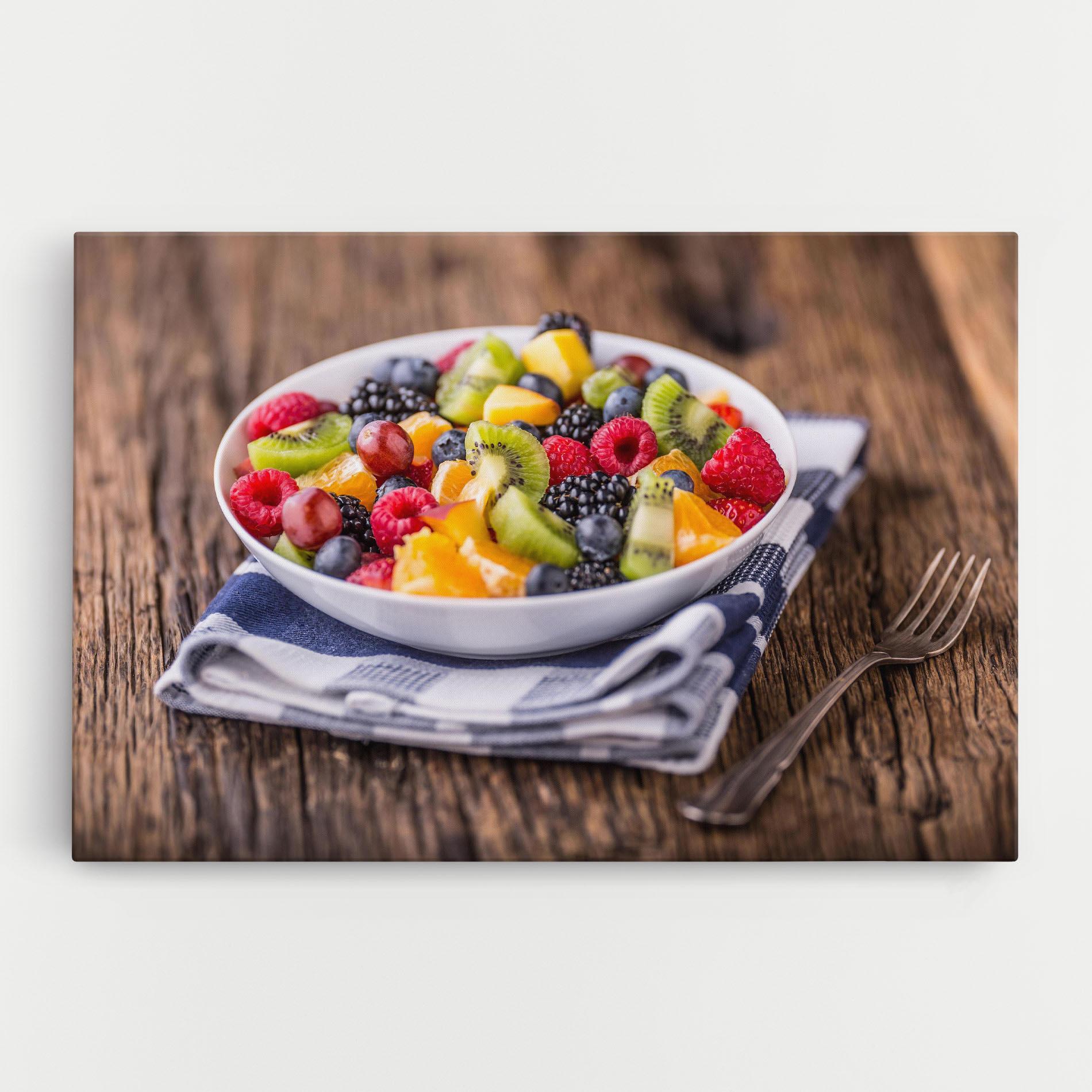 Vászonkép Fruit Salad mockup 0