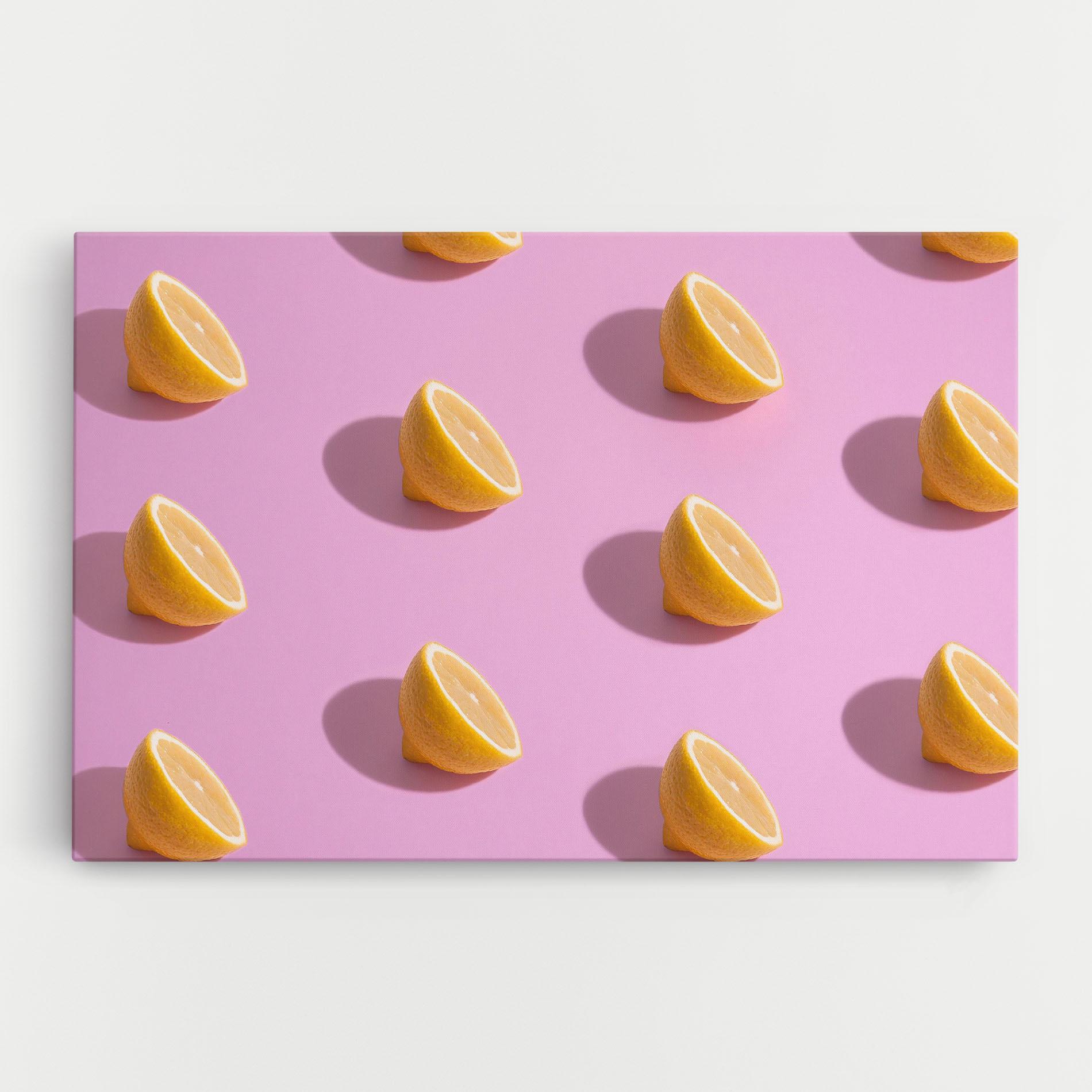 Vászonkép Lemon Pattern mockup 0