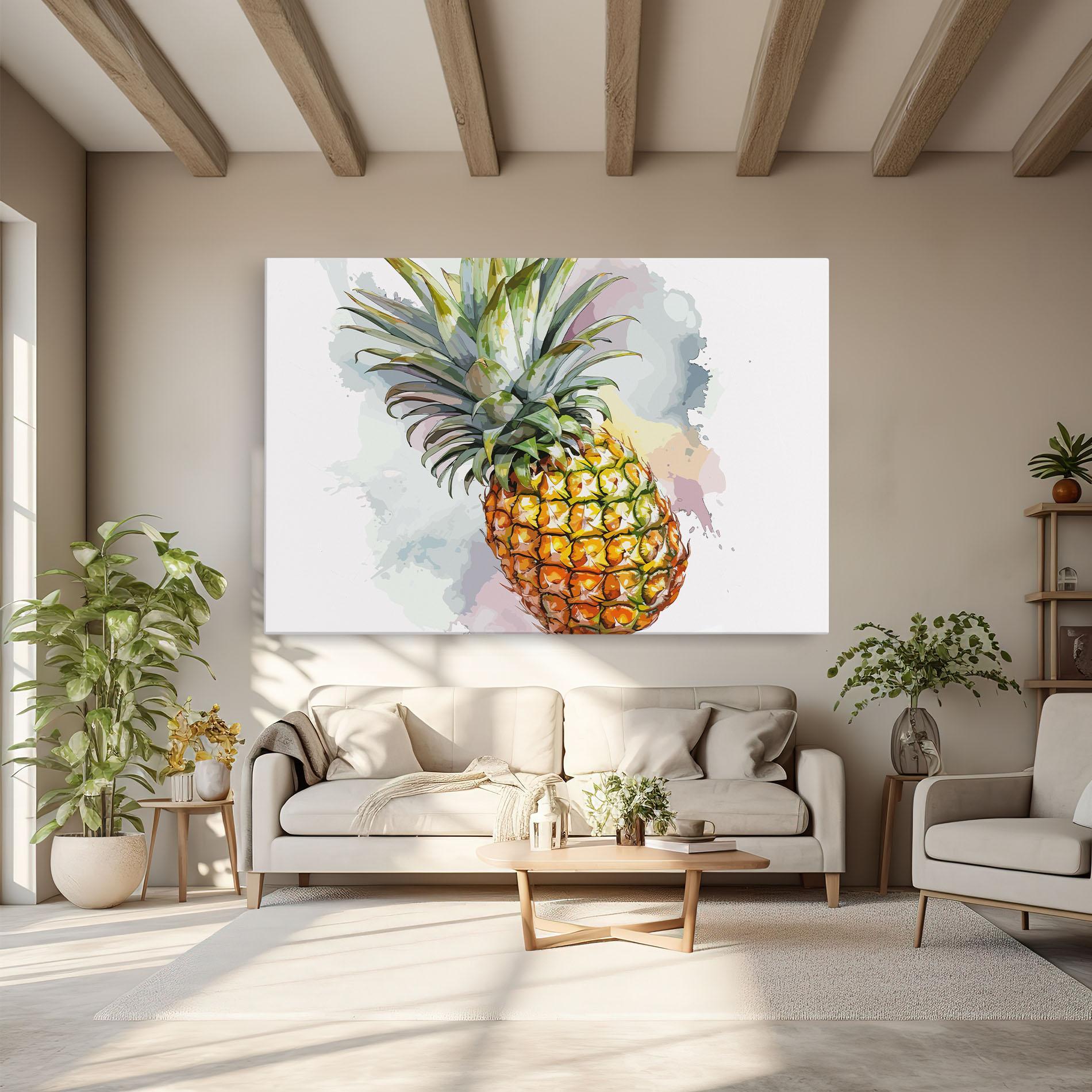 Vászonkép Artistic Pineapple mockup 6