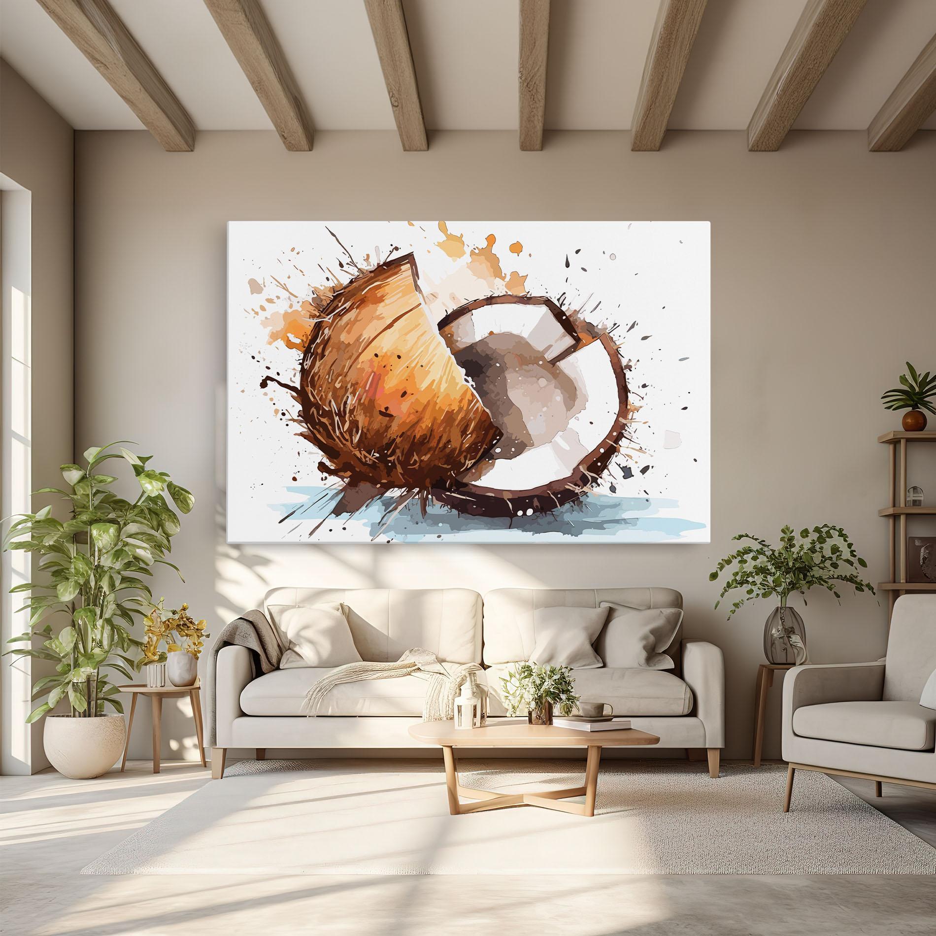 Vászonkép Coconut Art mockup 6