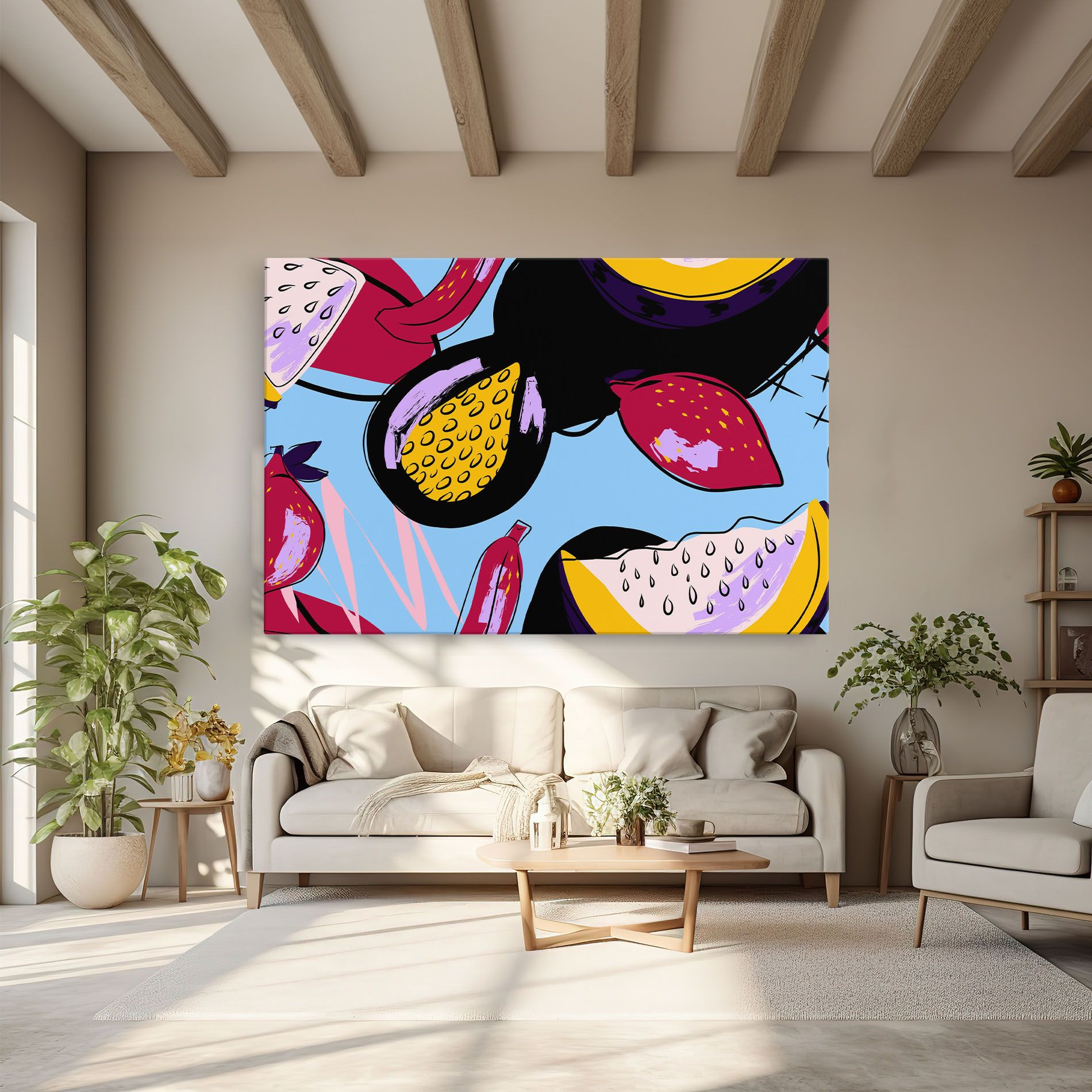 Colorful Fruits mockup 6