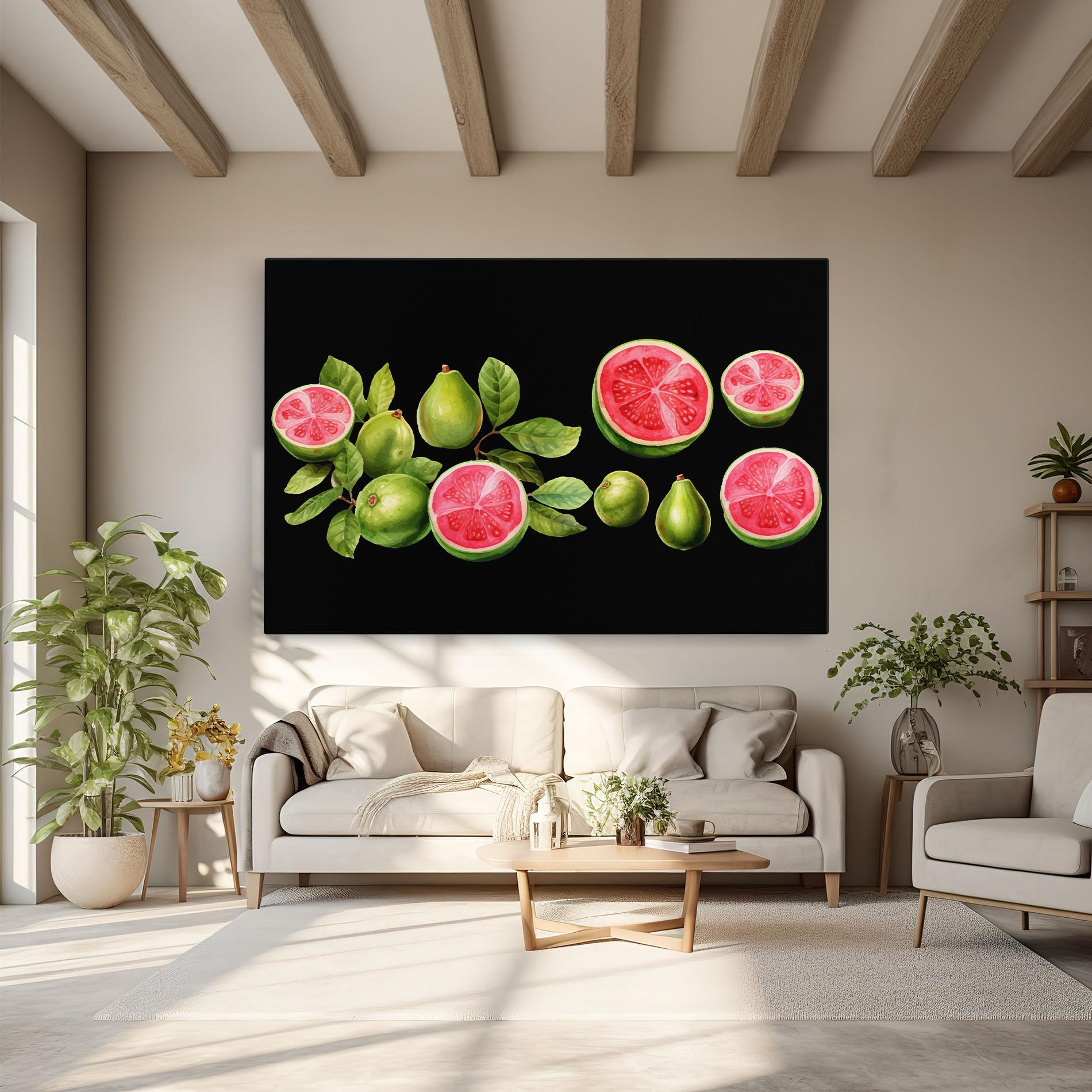 Vászonkép Green Fruit mockup 6