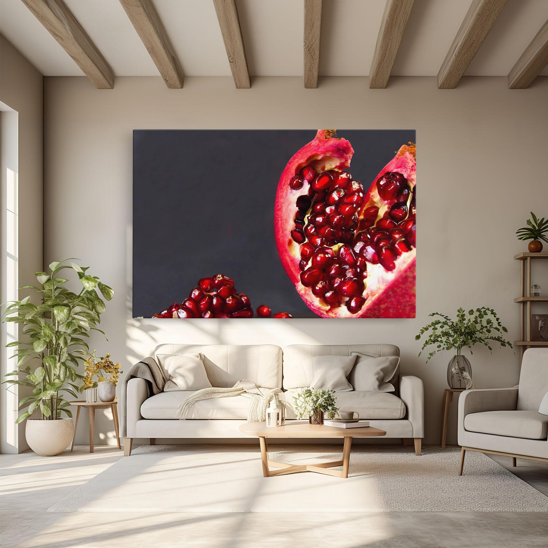 Vászonkép Open Pomegranate mockup 6
