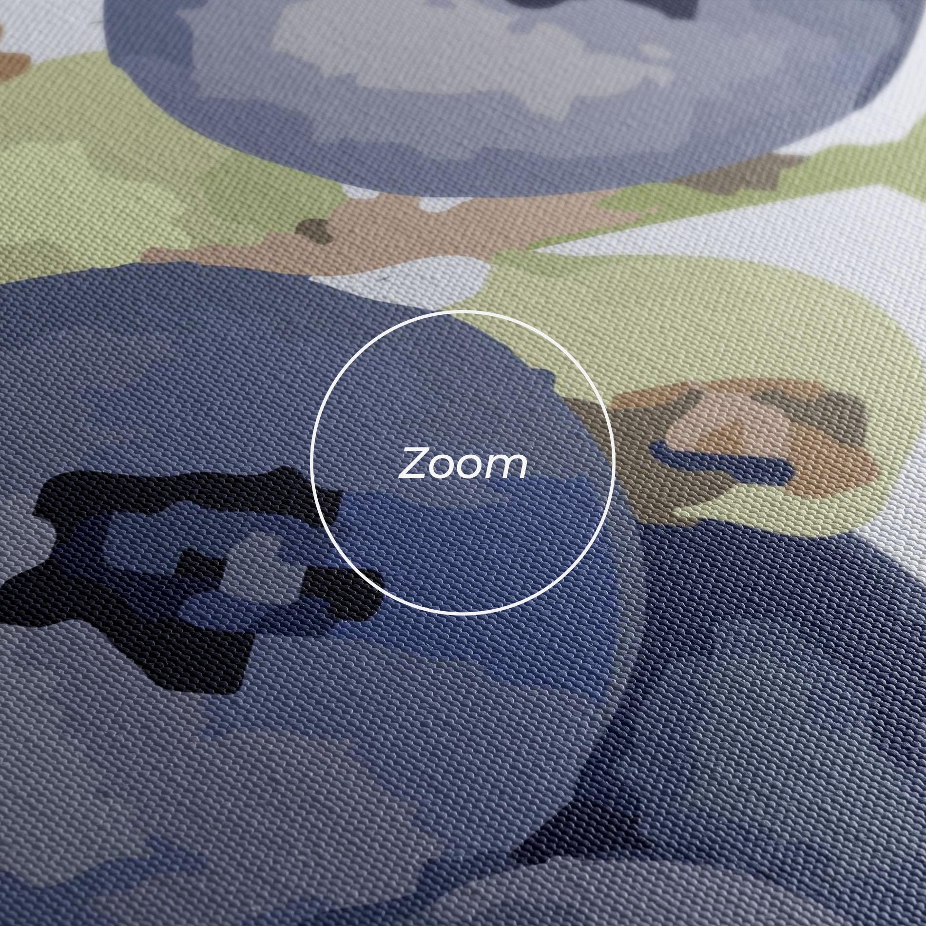 Vászonkép Blueberries Art mockup 3