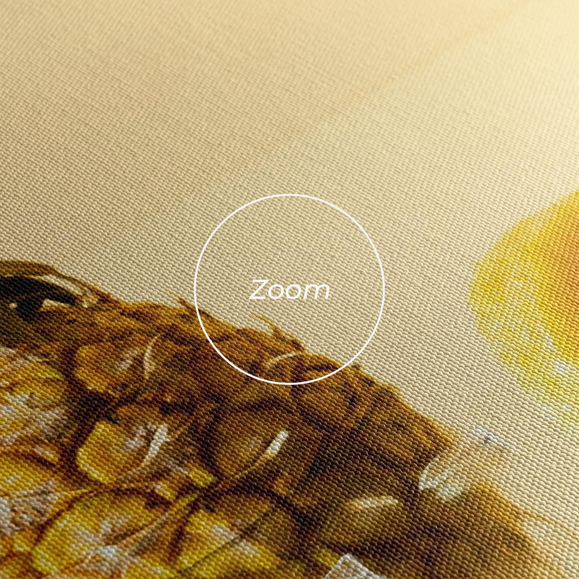 Vászonkép Cut Pineapple mockup 3