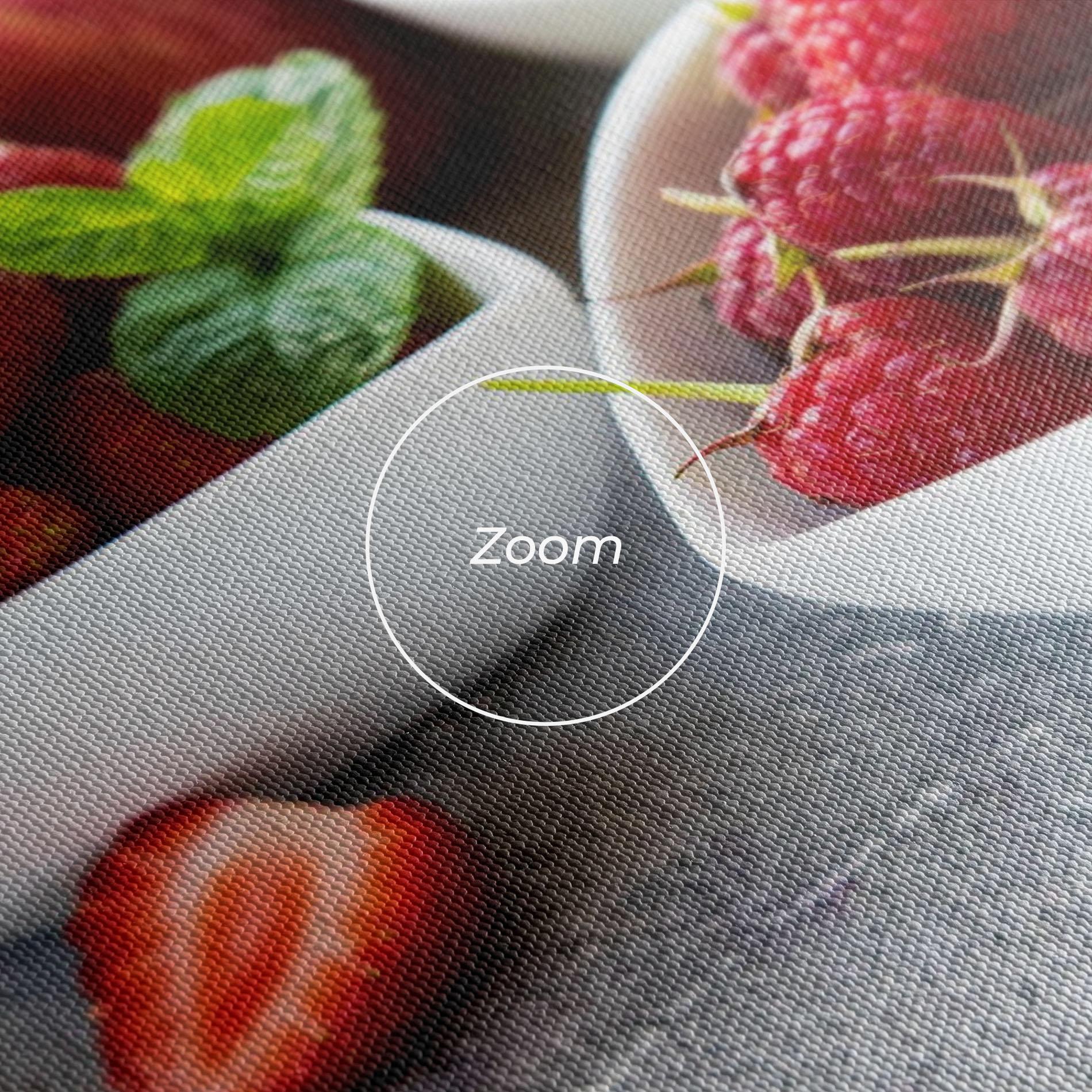 Vászonkép Heart Fresh Fruits mockup 3