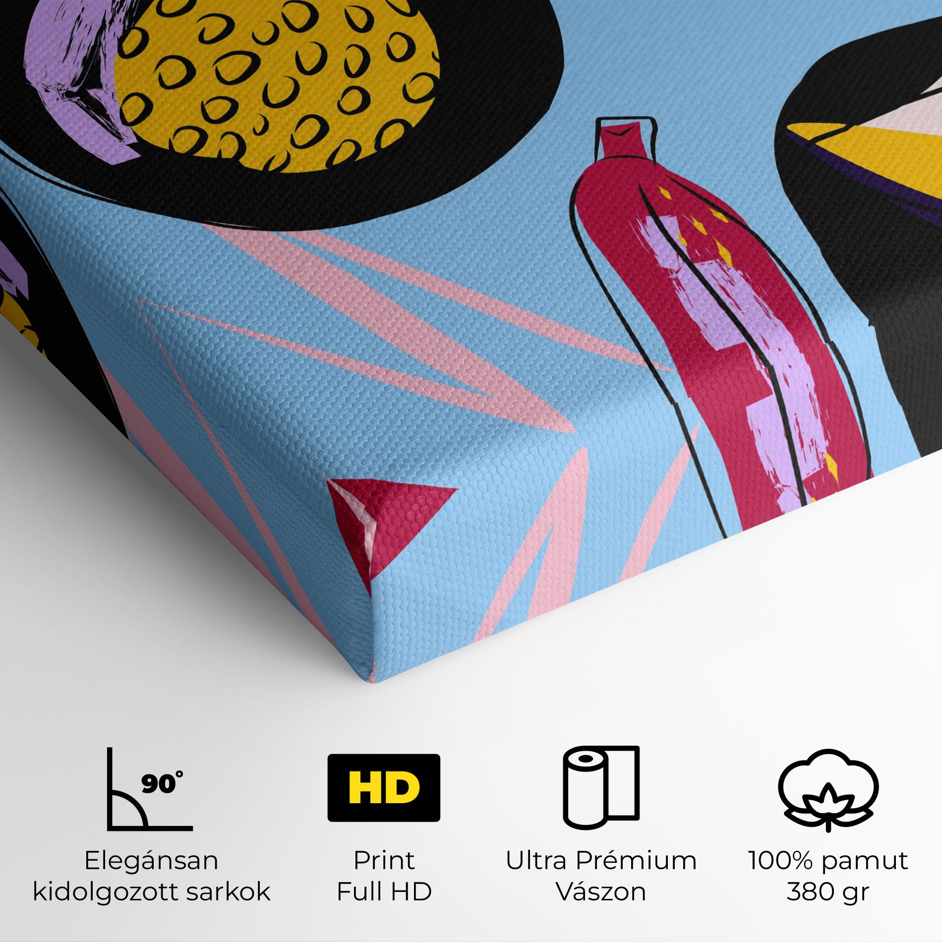 Colorful Fruits mockup 4