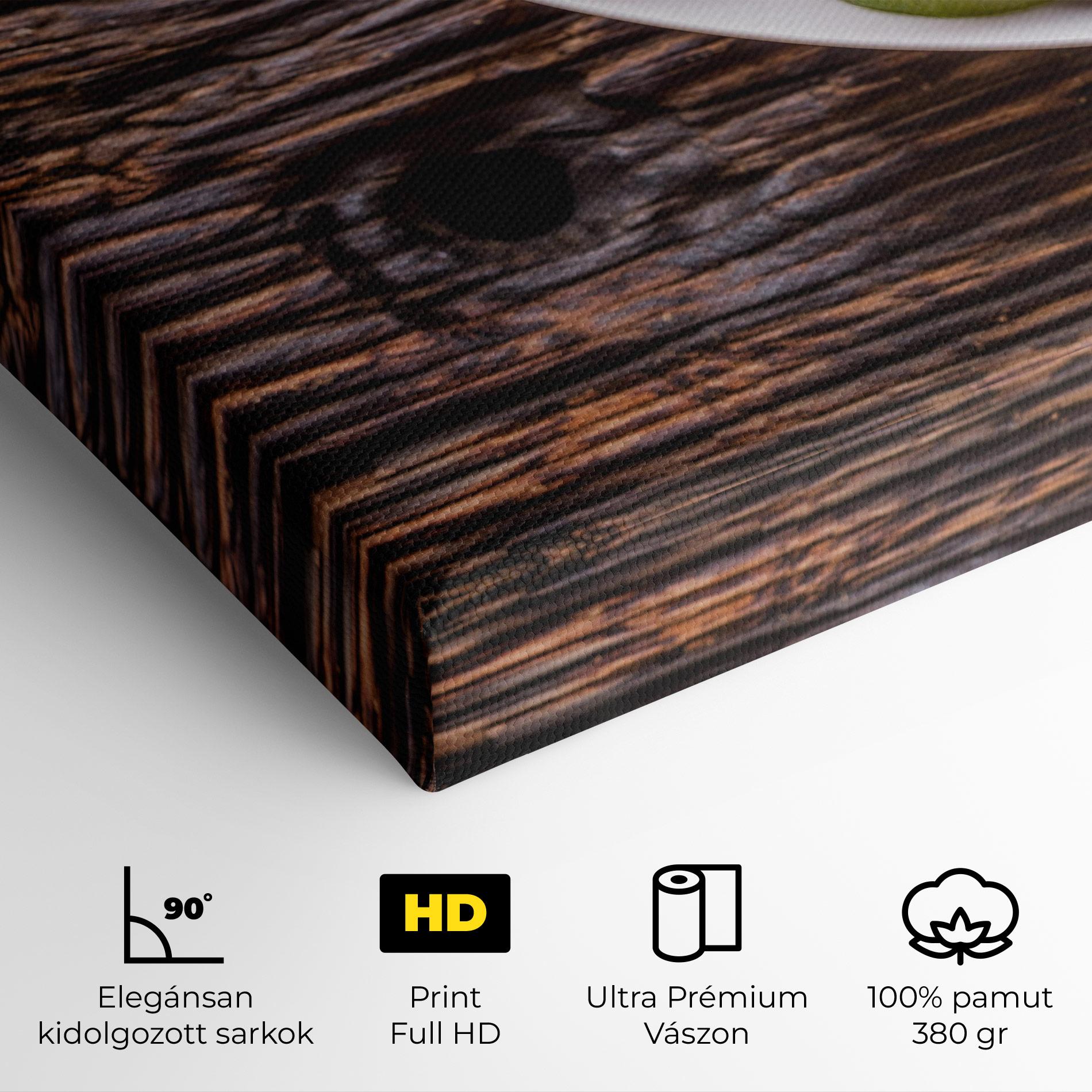 Vászonkép Fresh Fruit Salad mockup 4