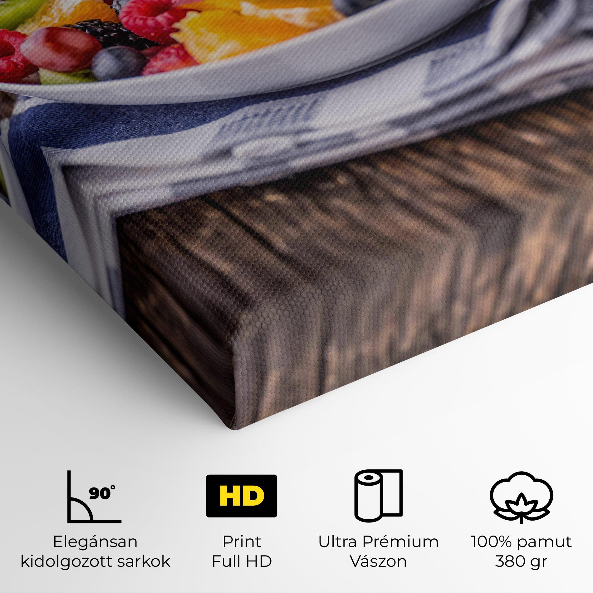 Vászonkép Fruit Salad mockup 4