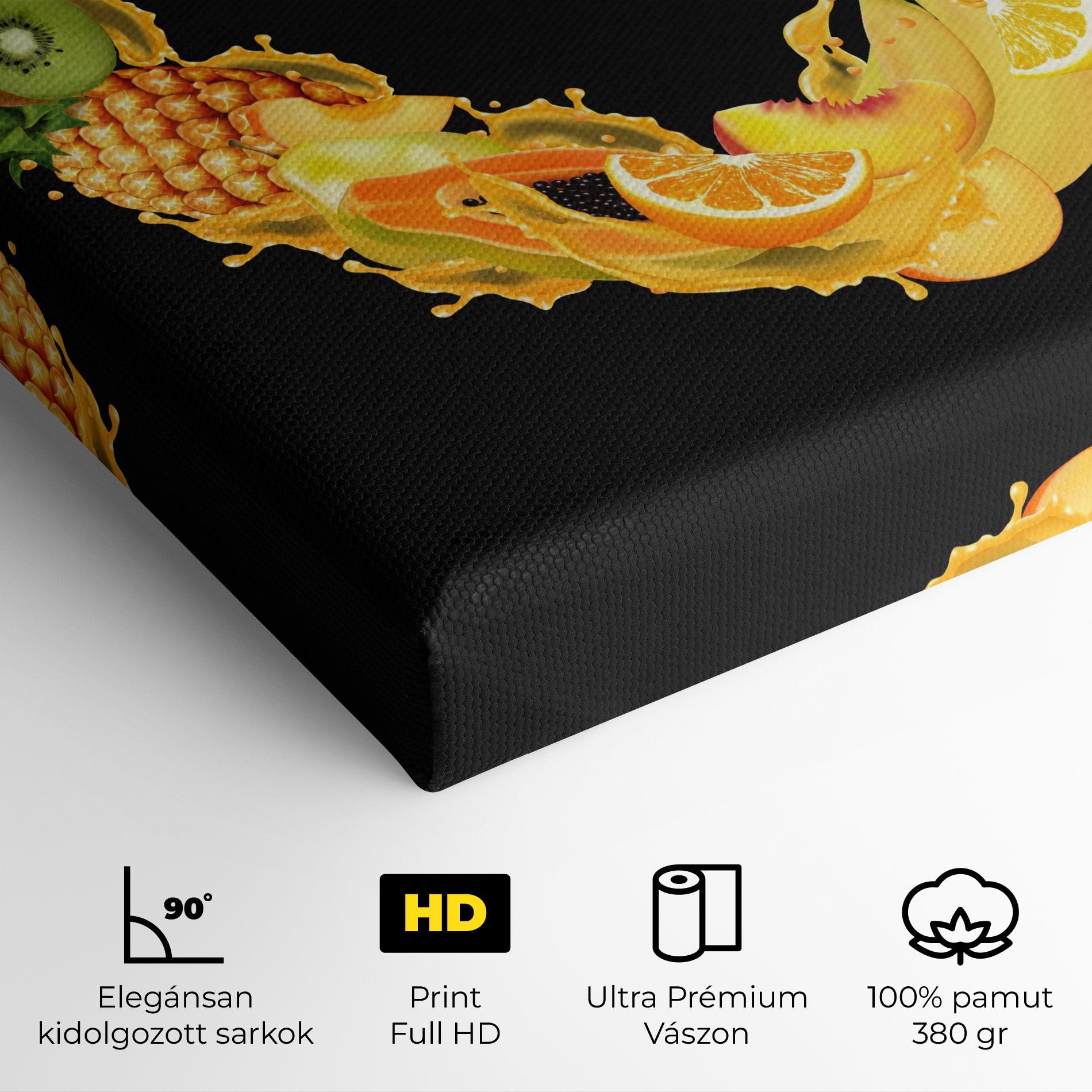 Vászonkép Juice Frame mockup 4