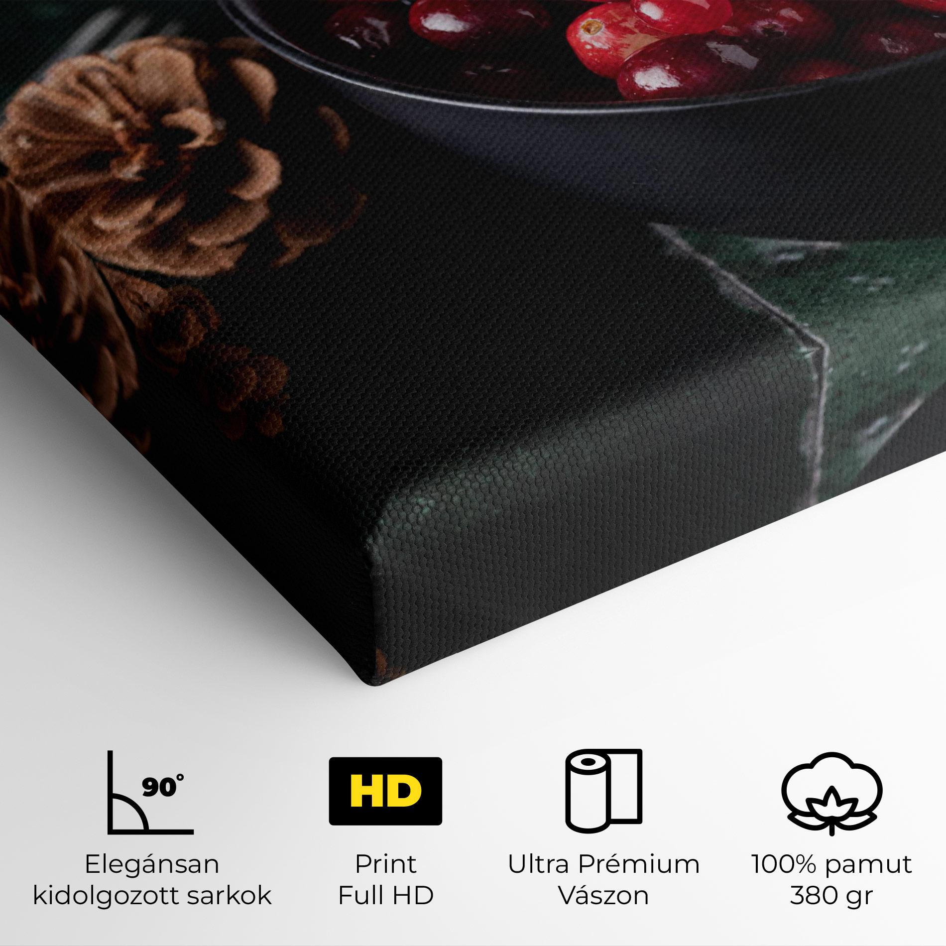 Vászonkép Red Berries mockup 4