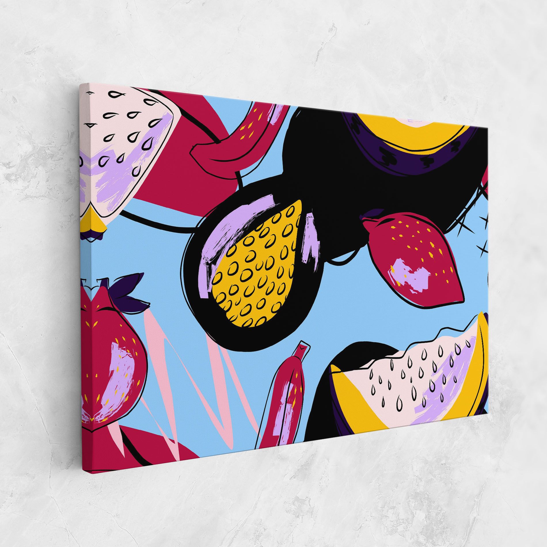 Colorful Fruits mockup 1