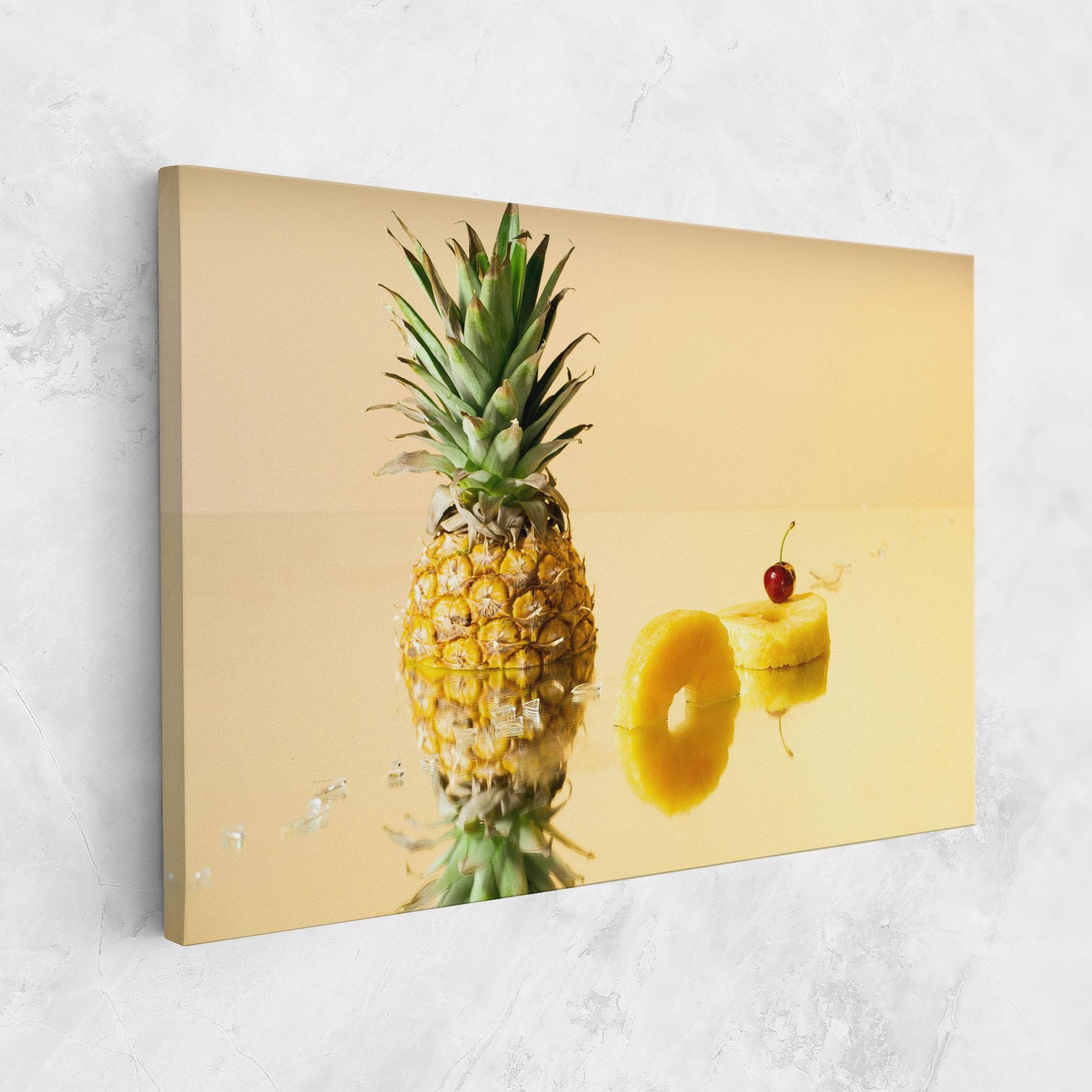Vászonkép Cut Pineapple mockup 1