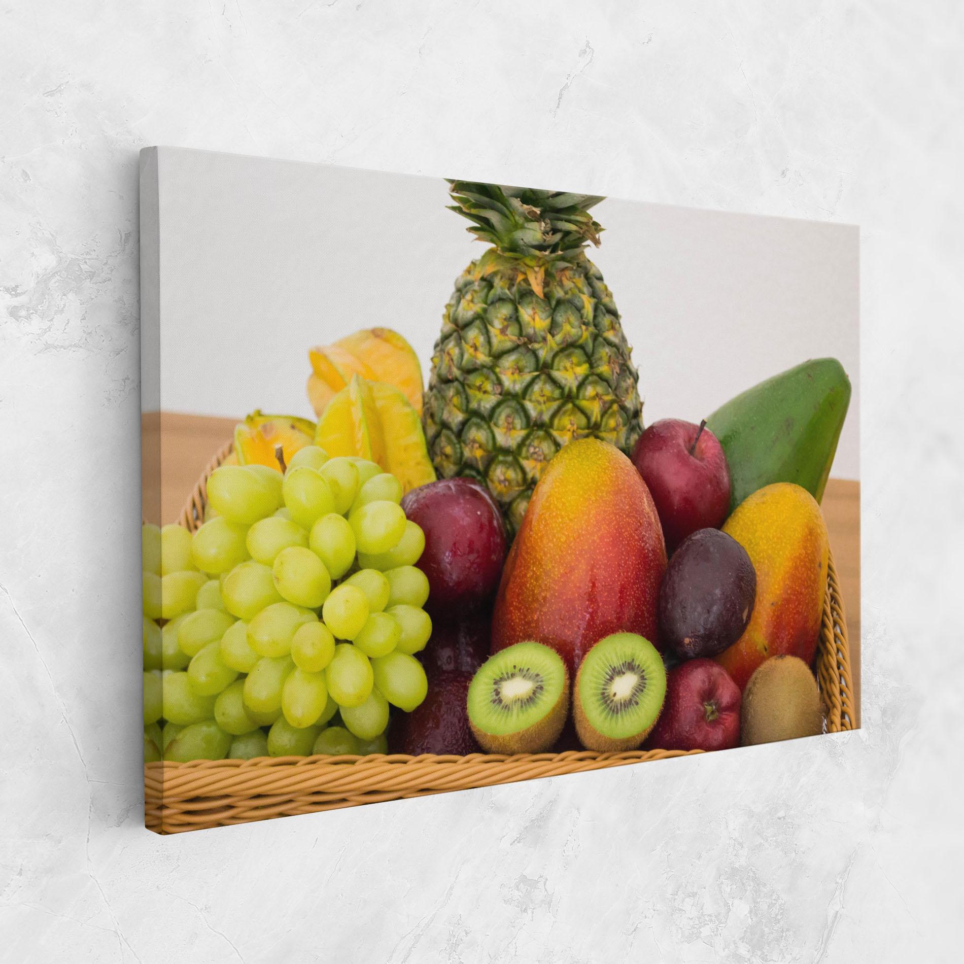 Vászonkép Fruit Basket mockup 1