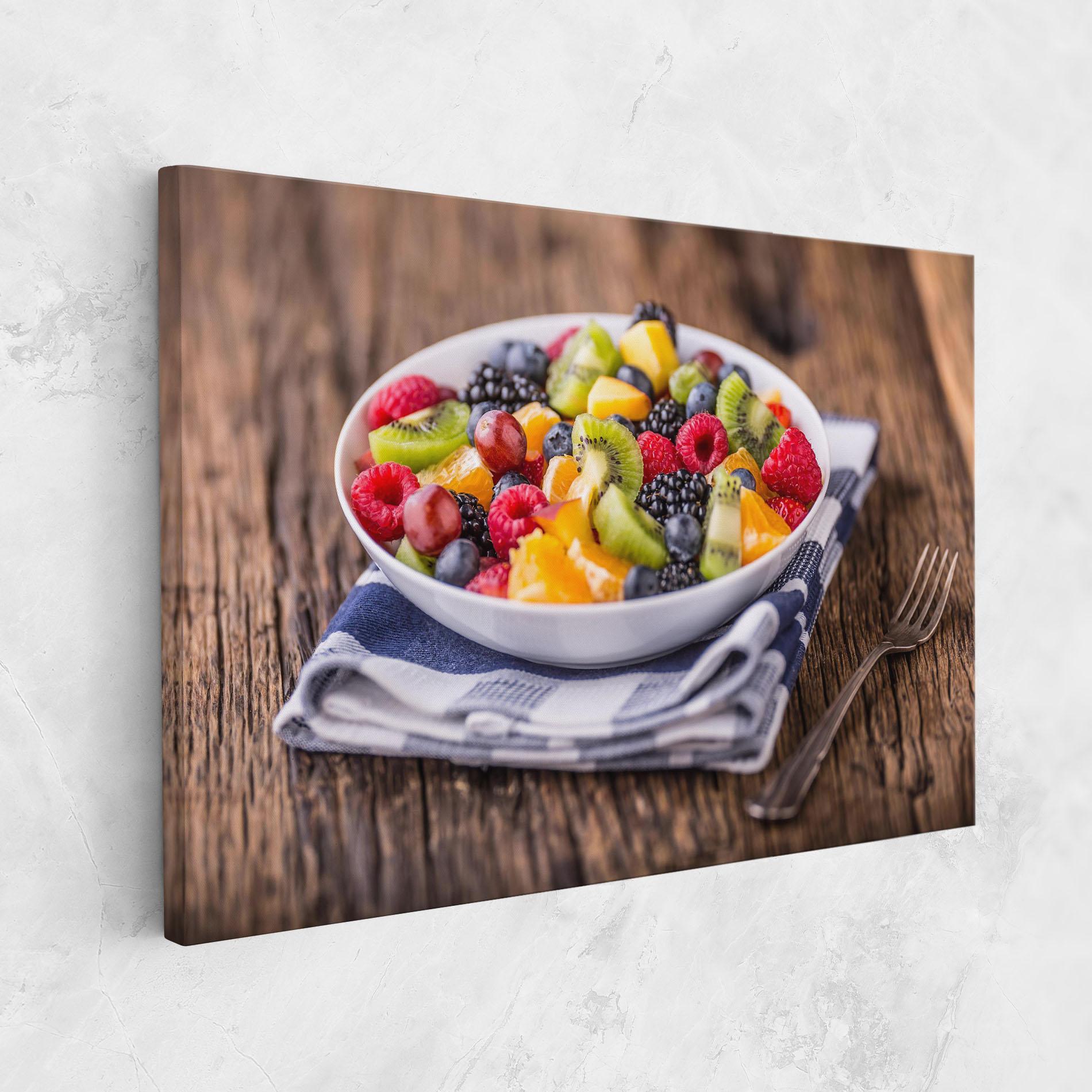 Vászonkép Fruit Salad mockup 1