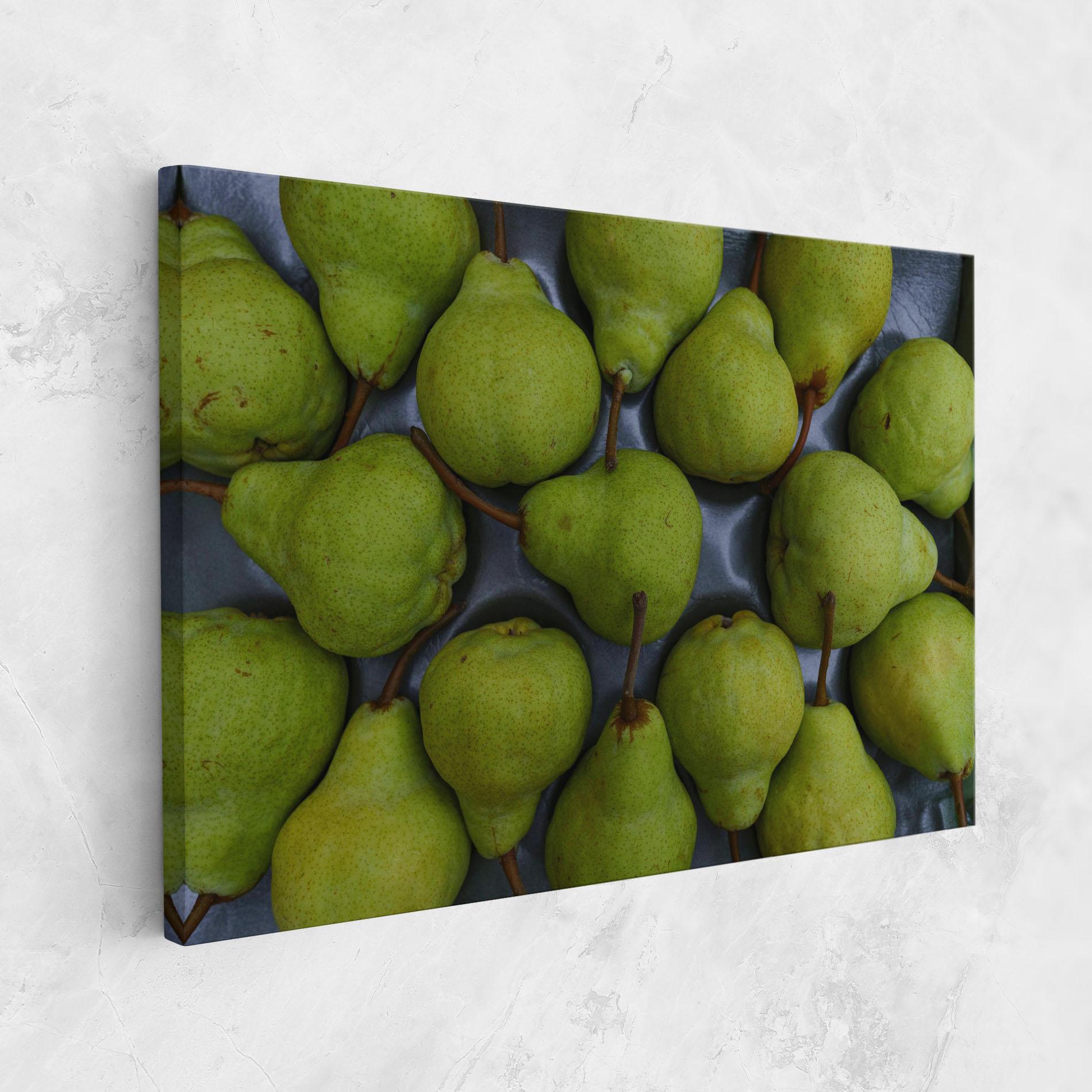Vászonkép Green Pear mockup 1