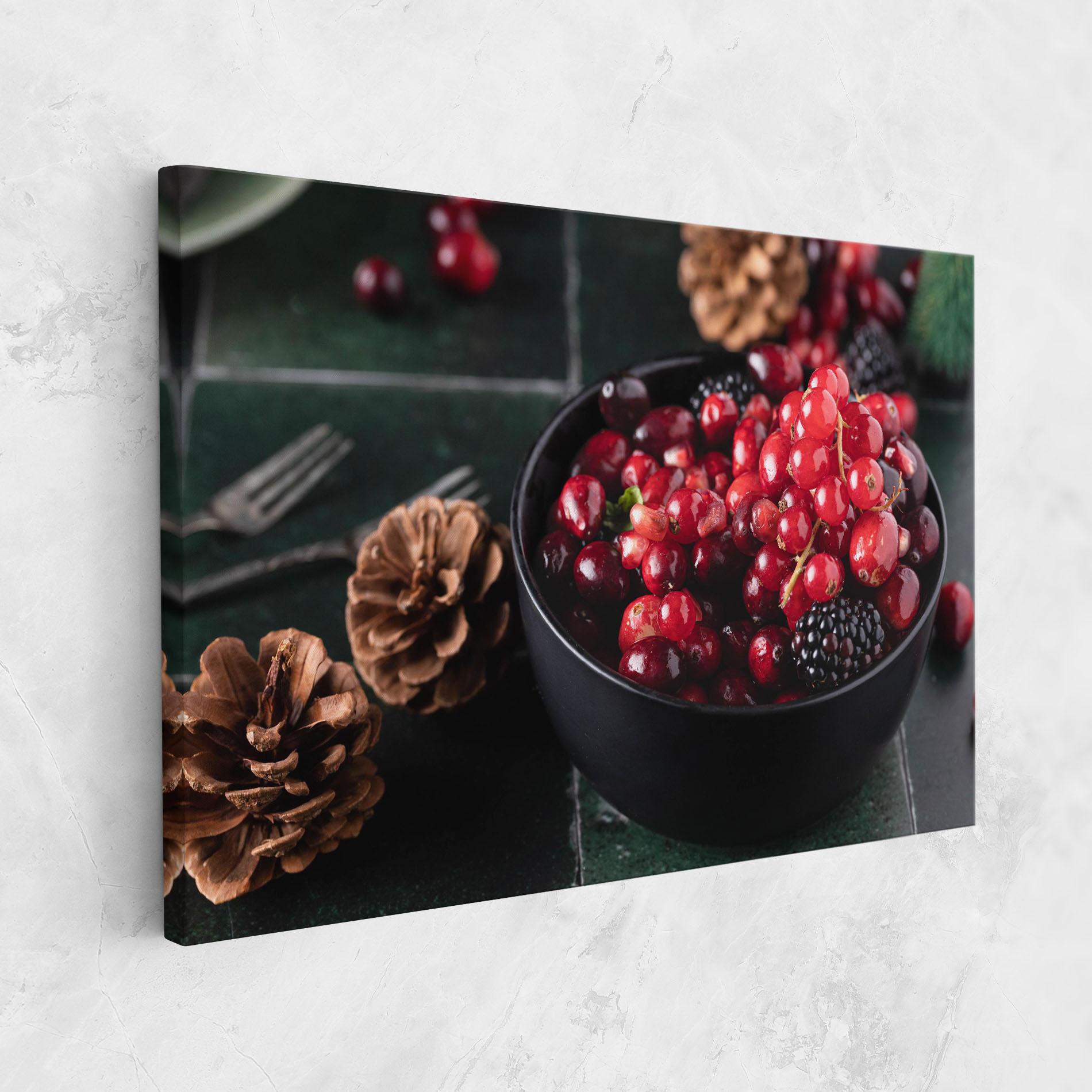 Vászonkép Red Berries mockup 1