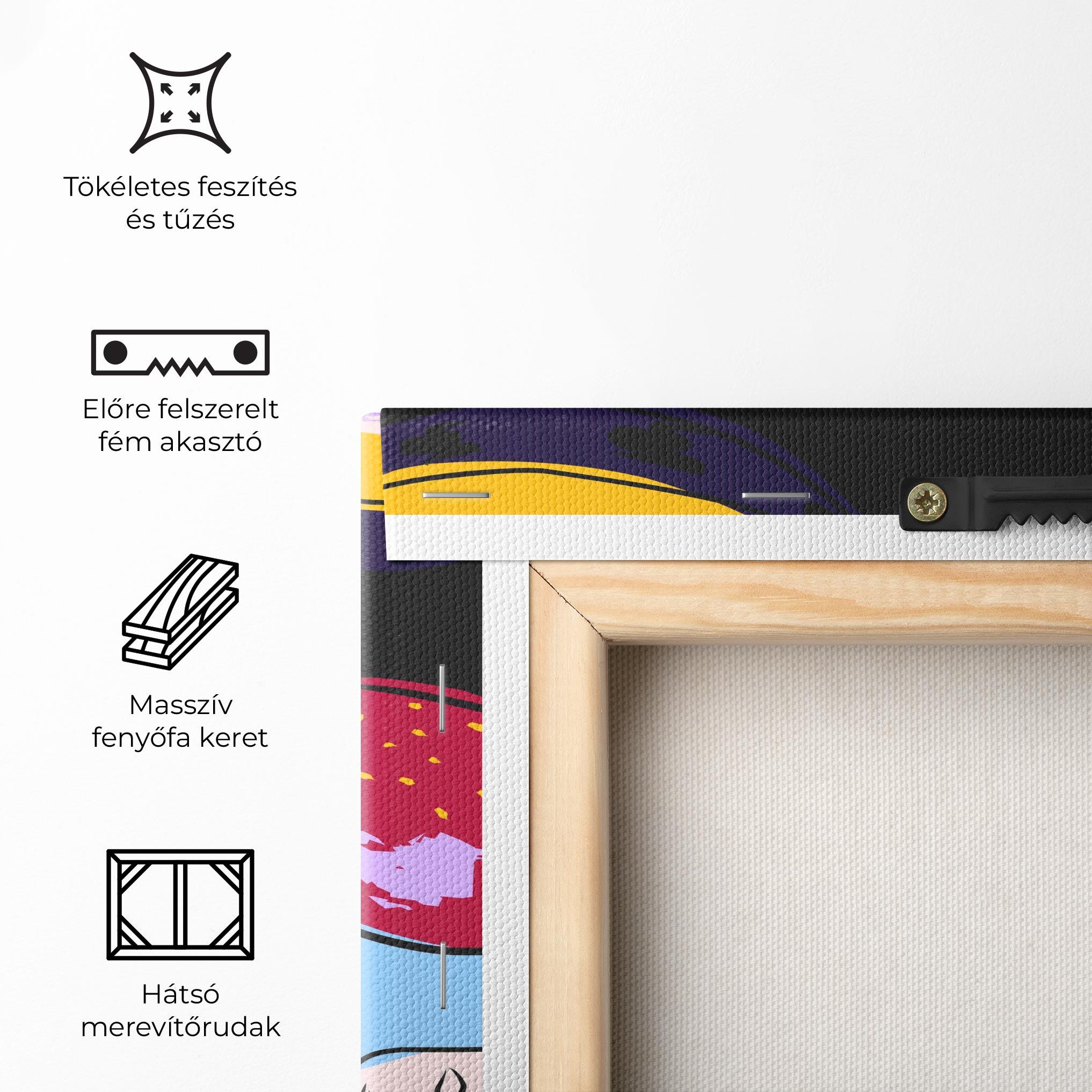 Vászonkép Colorful Fruits mockup 5