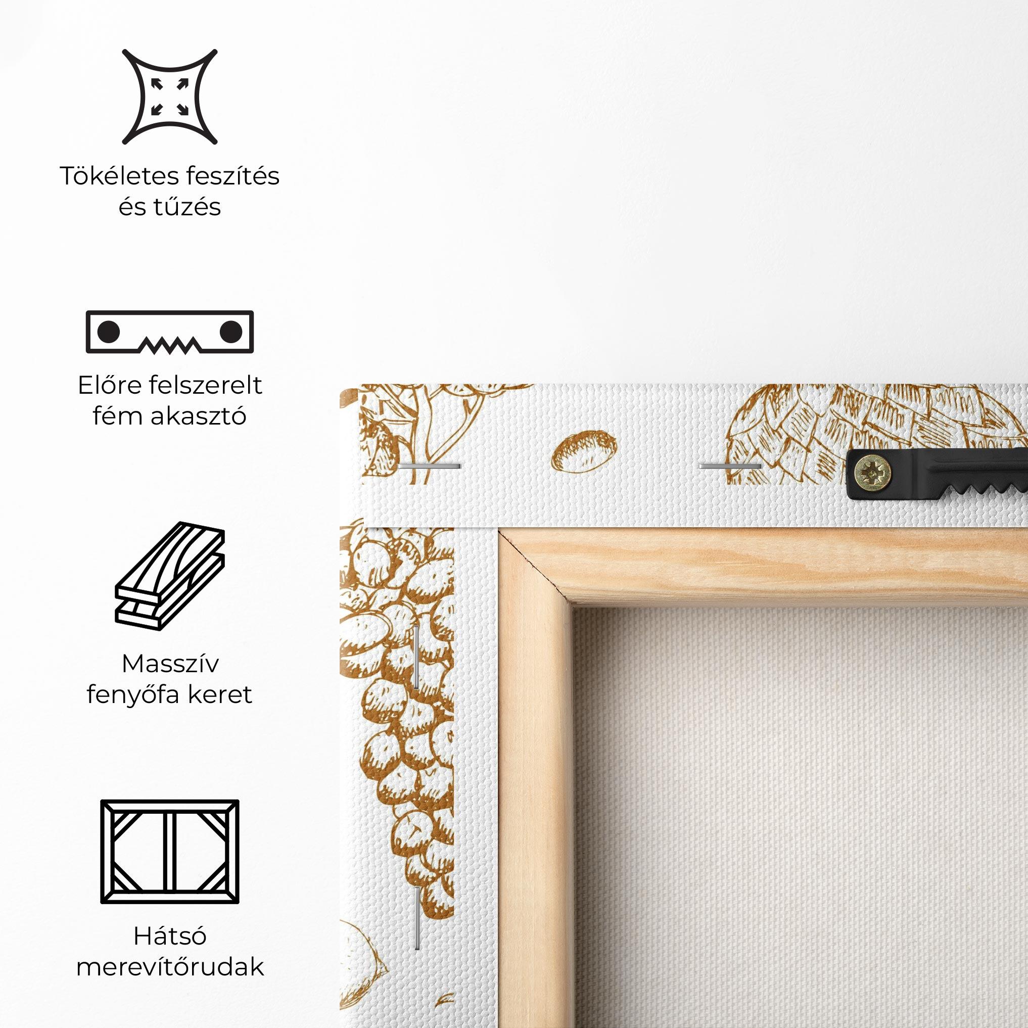 Vászonkép Floating Fruits mockup 5