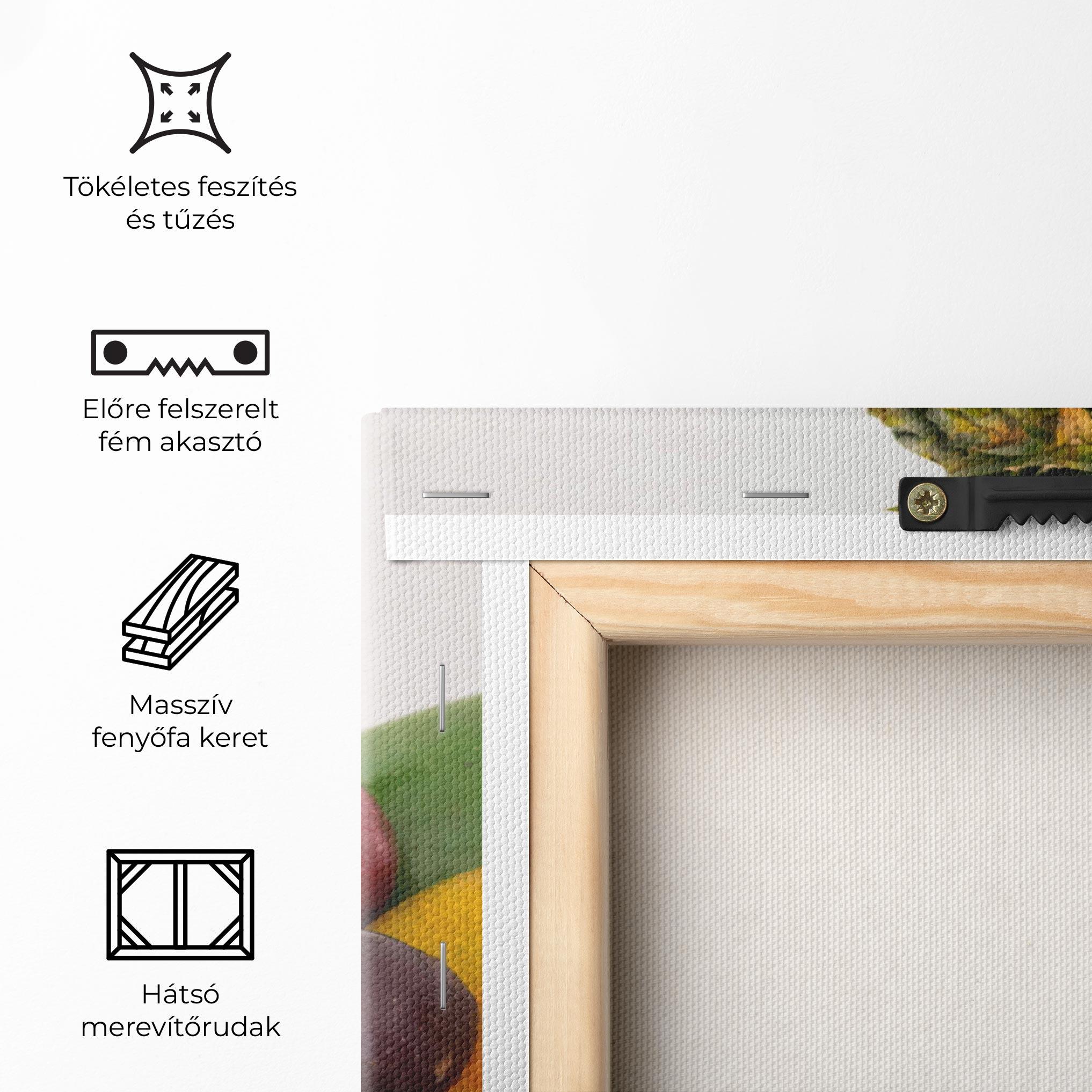 Vászonkép Fruit Basket mockup 5