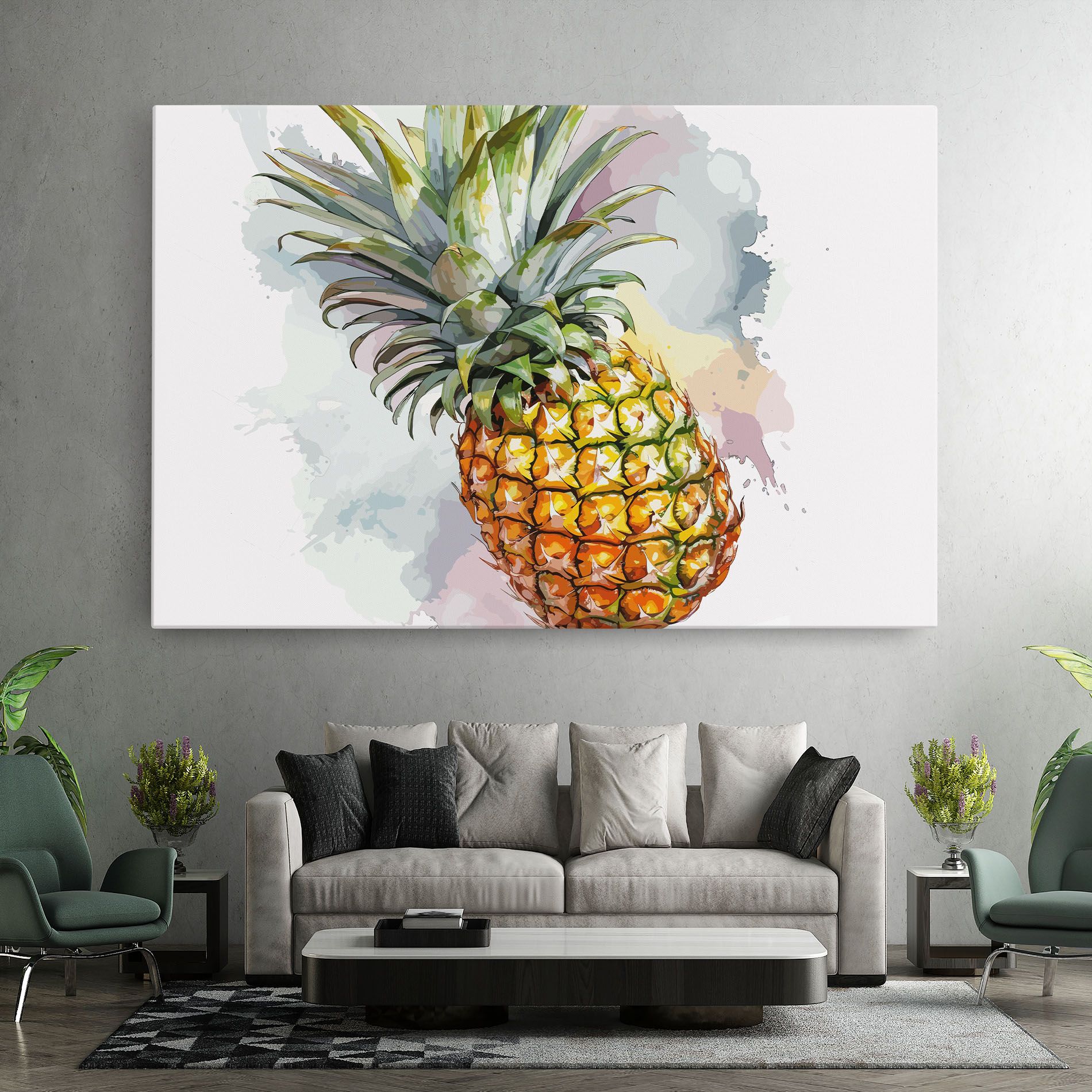 Artistic Pineapple mockup 7