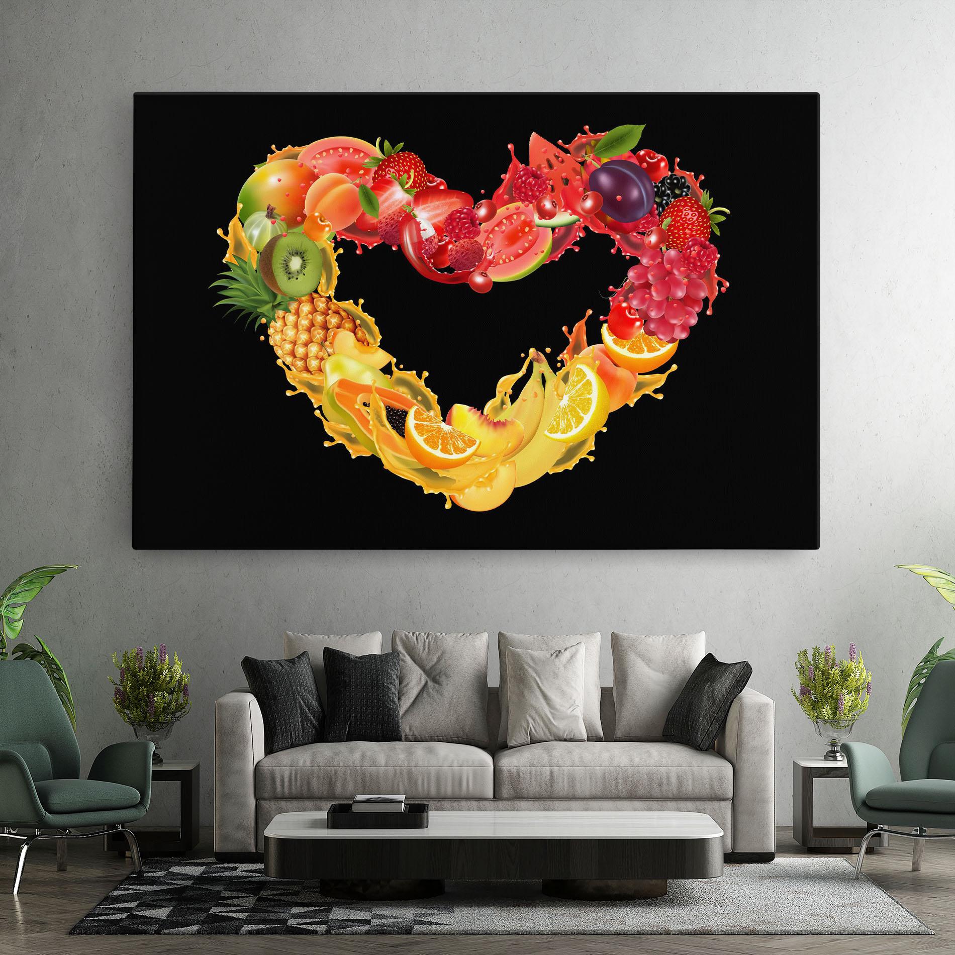 Vászonkép Juice Frame mockup 7