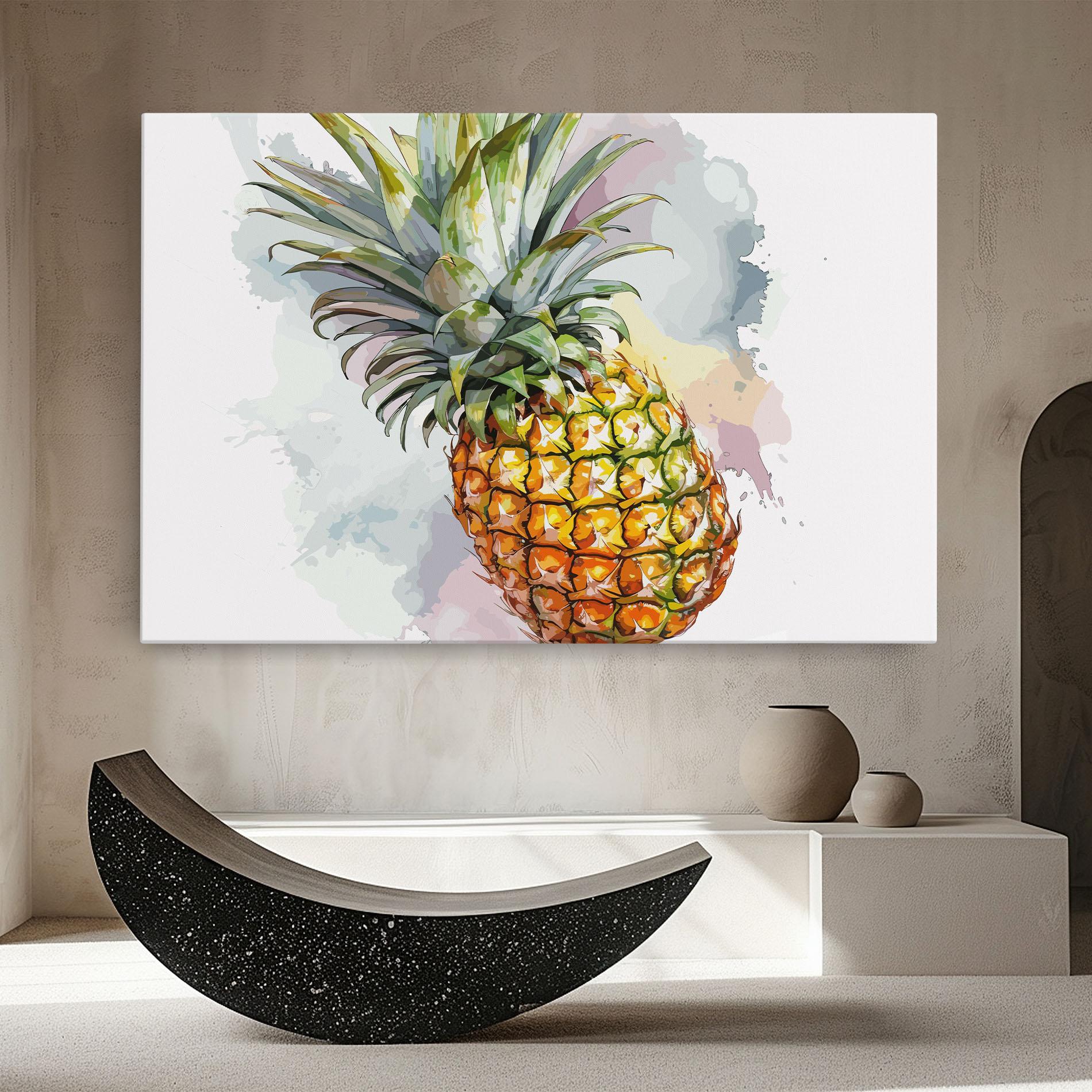 Vászonkép Artistic Pineapple mockup 8