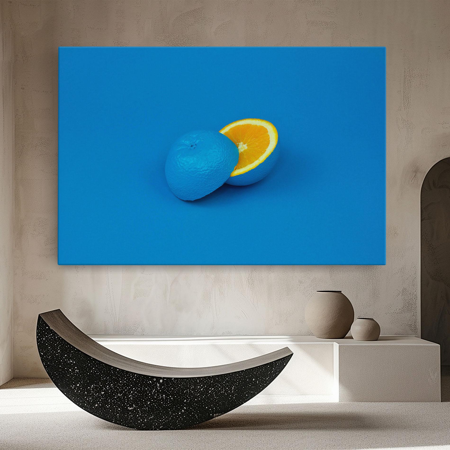 Vászonkép Blue Orange mockup 8