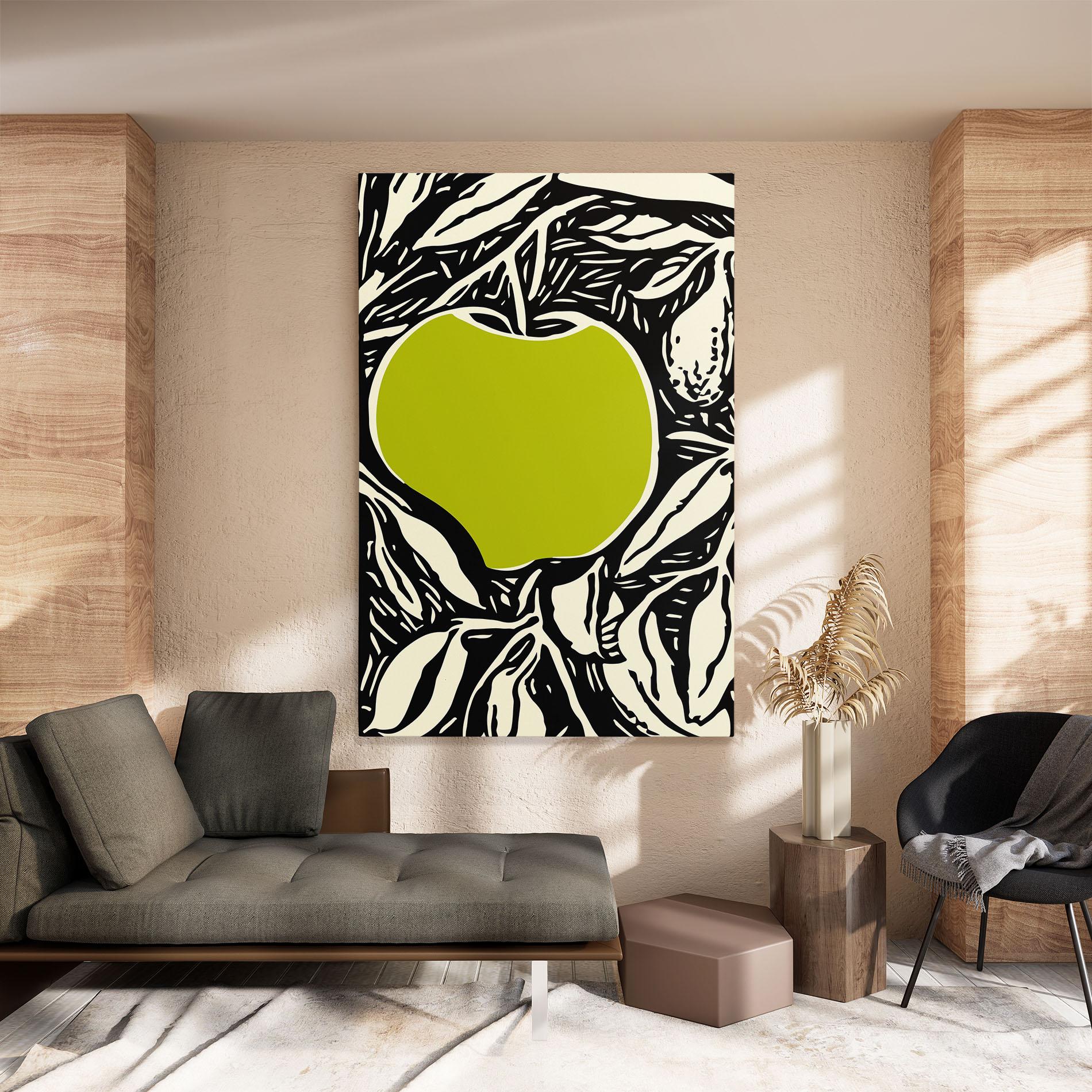 Vászonkép Green Apple mockup 8