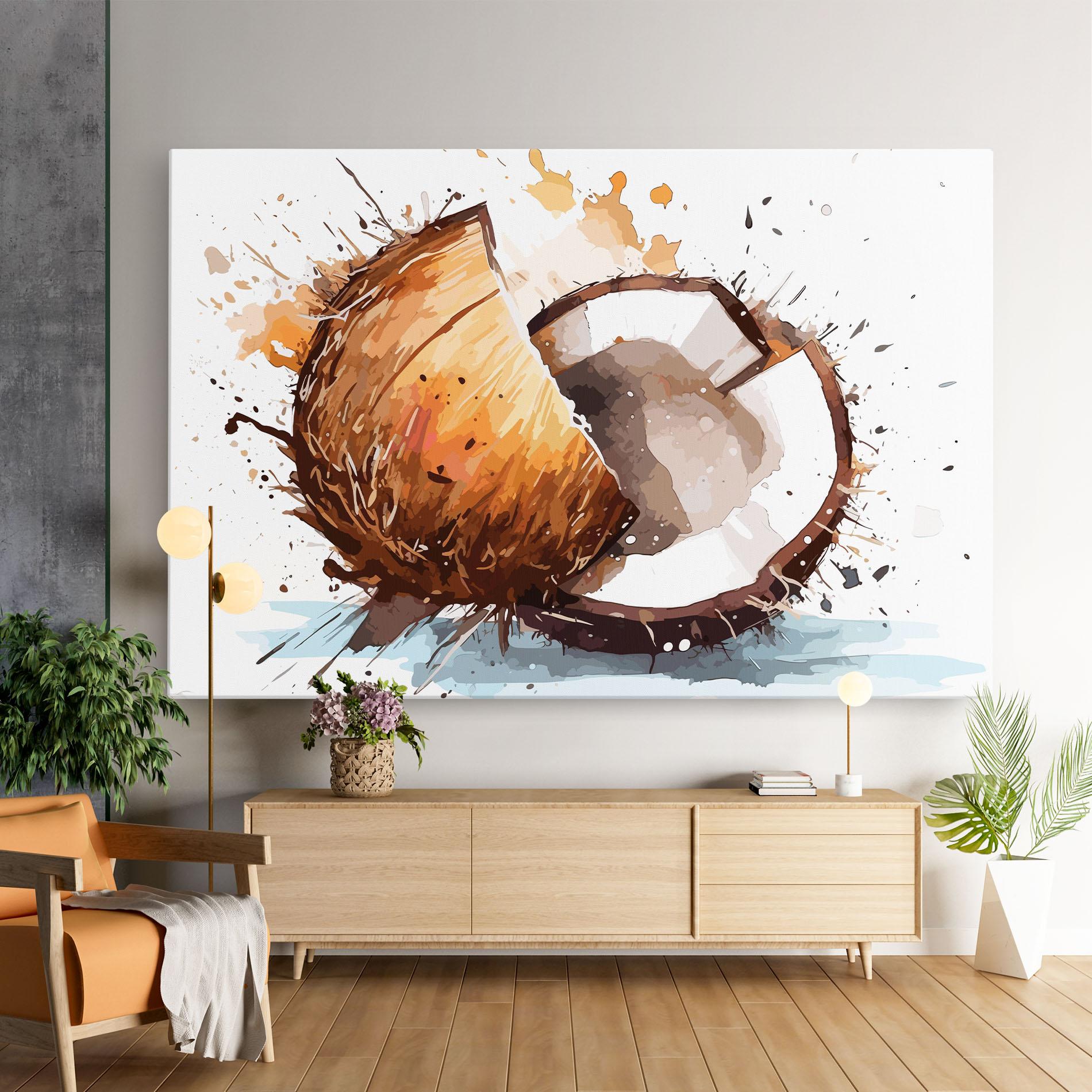 Vászonkép Coconut Art mockup 9
