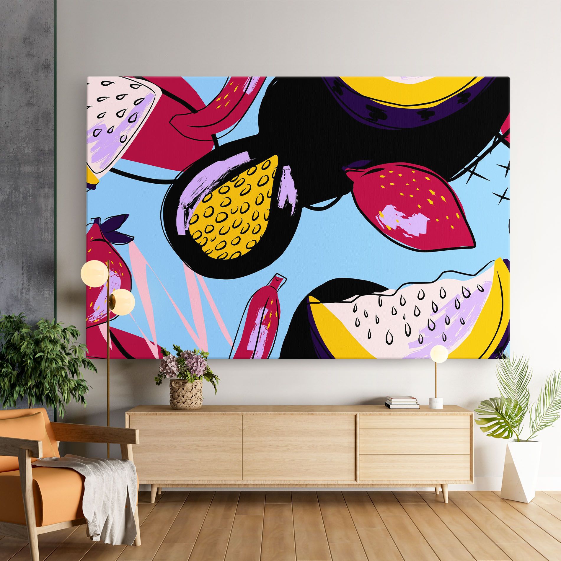 Colorful Fruits mockup 9