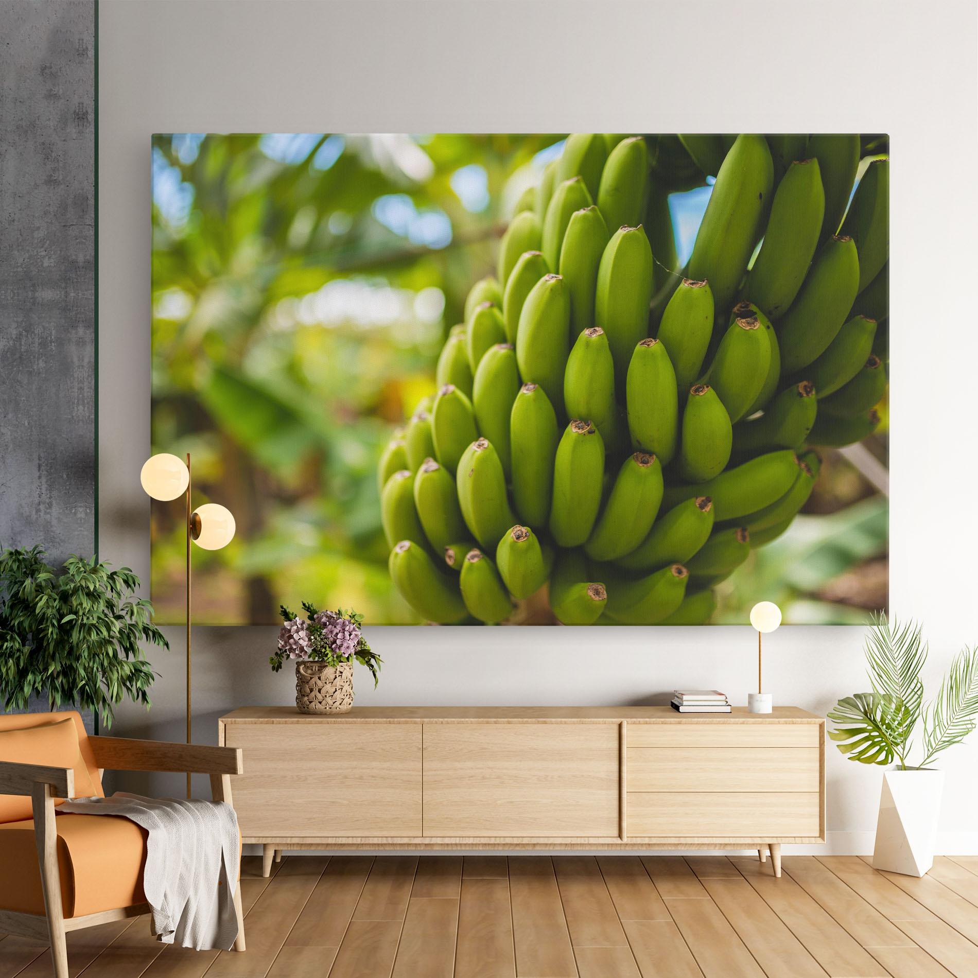 Vászonkép Green Banana mockup 9