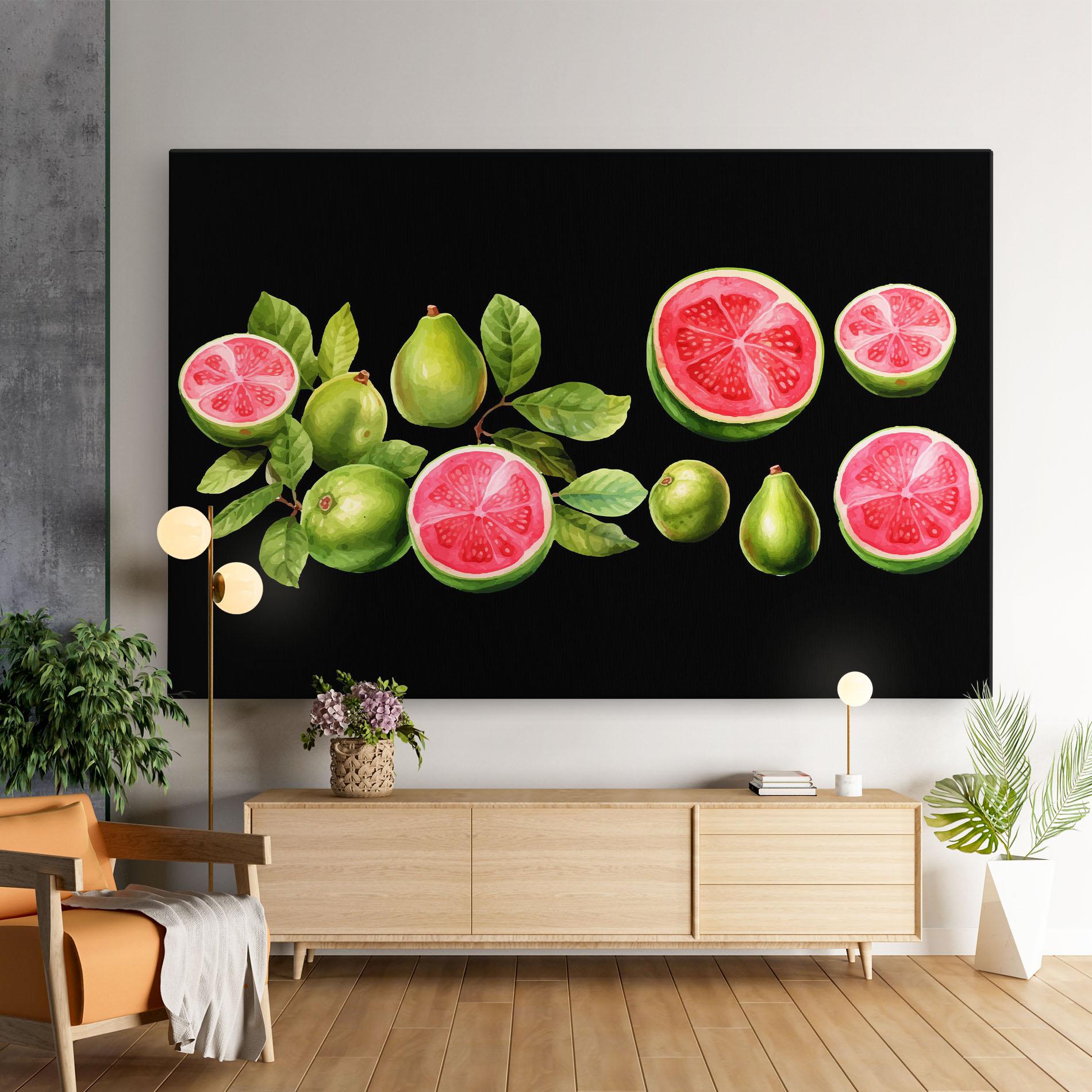 Vászonkép Green Fruit mockup 9