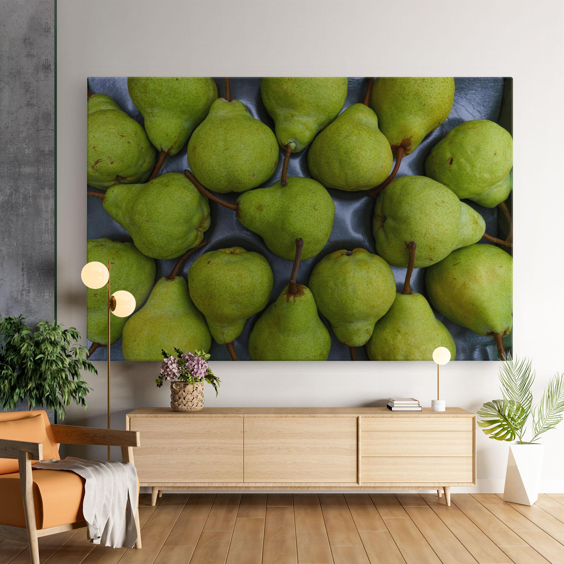 Vászonkép Green Pear mockup 9