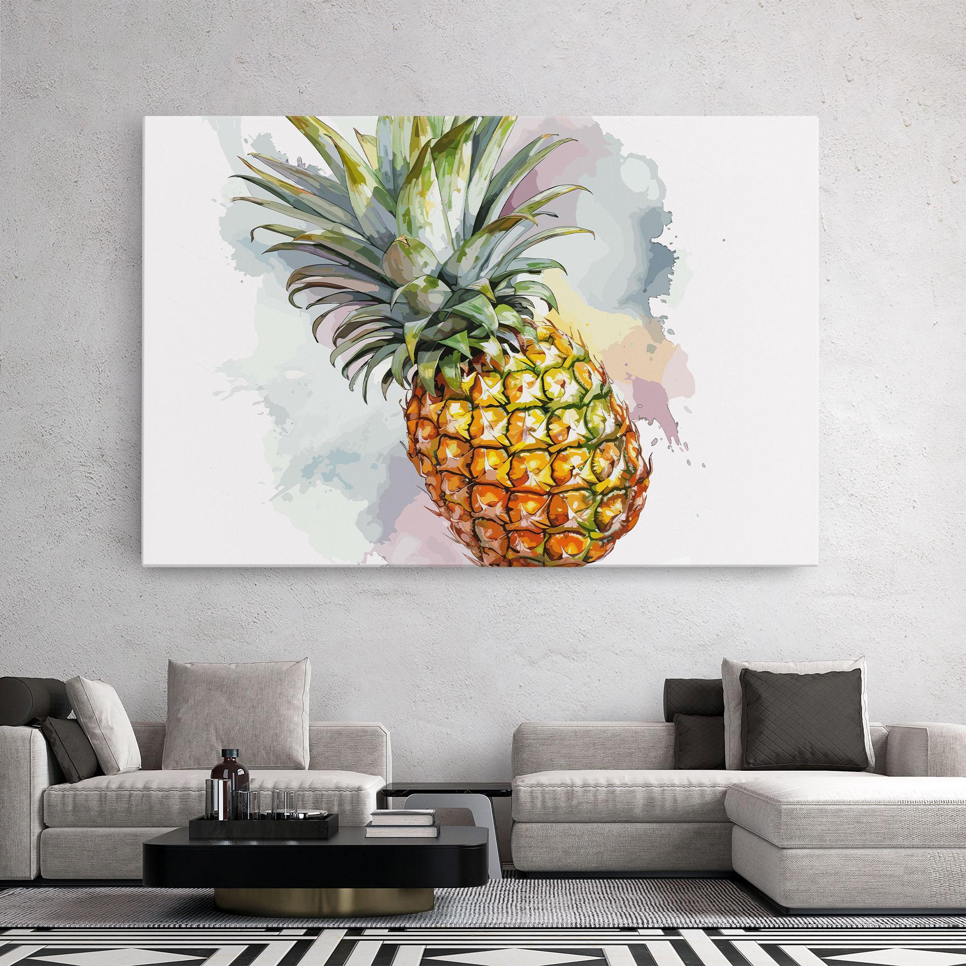 Vászonkép Artistic Pineapple mockup 2