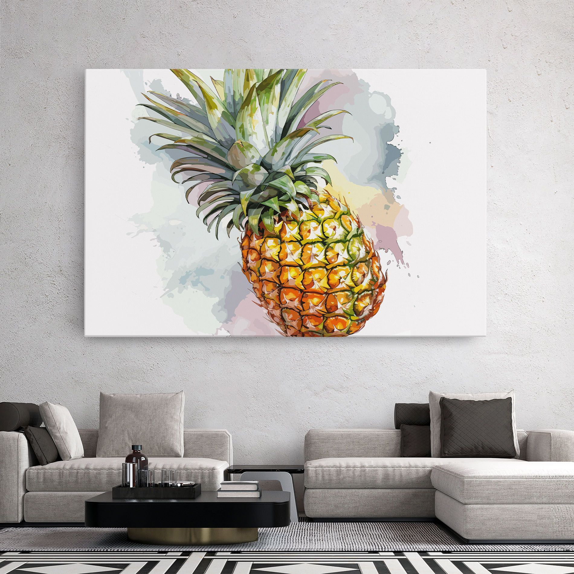Artistic Pineapple mockup 2
