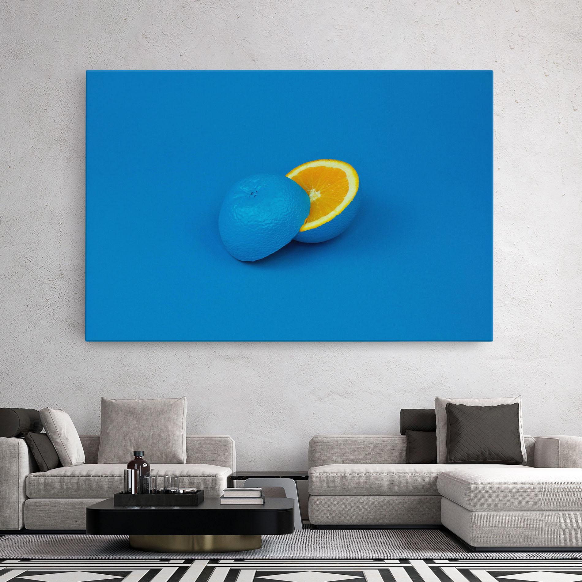 Vászonkép Blue Orange mockup 2
