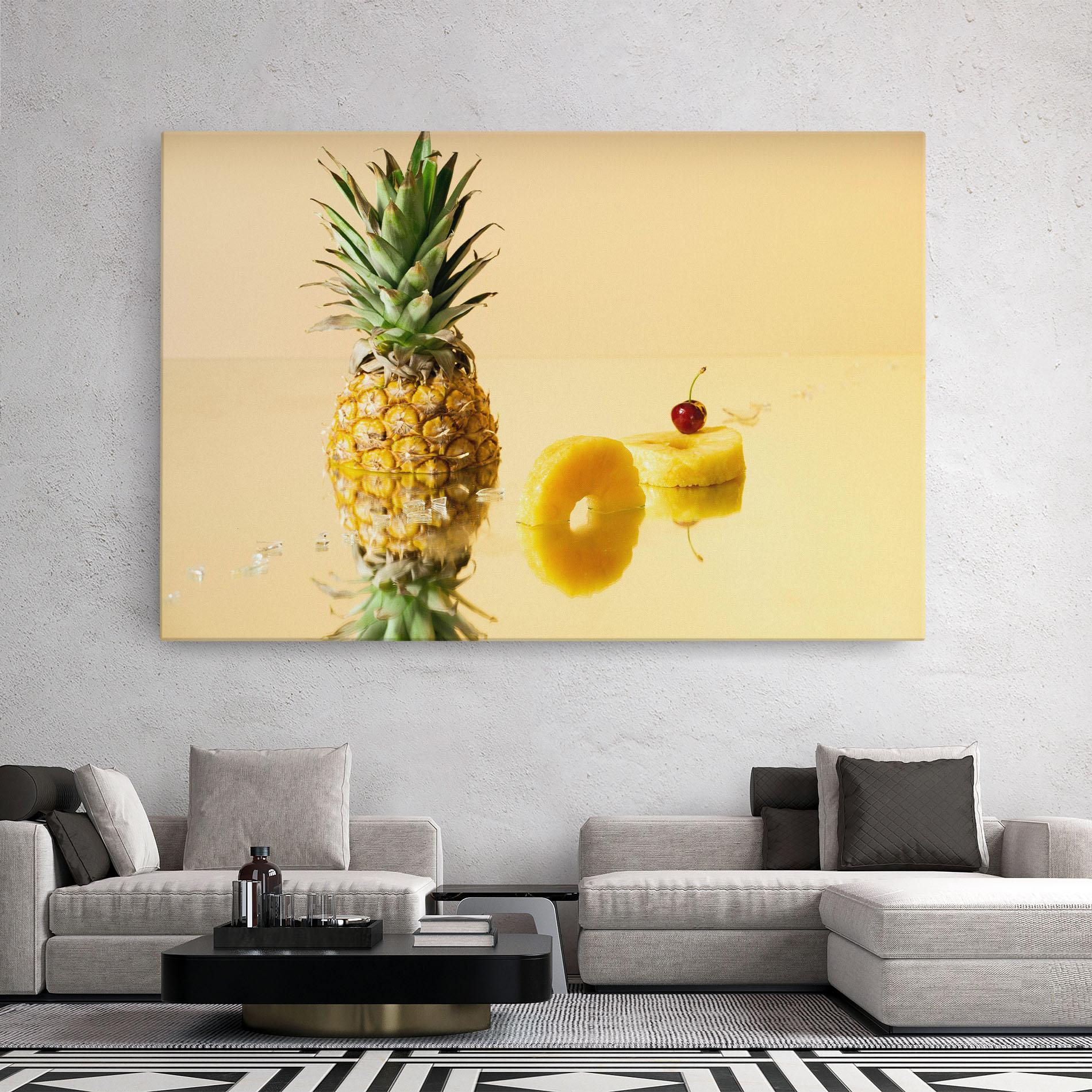 Vászonkép Cut Pineapple mockup 2