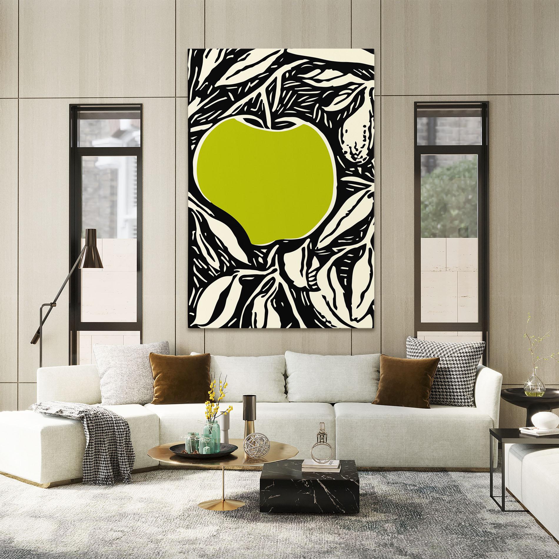 Vászonkép Green Apple mockup 2