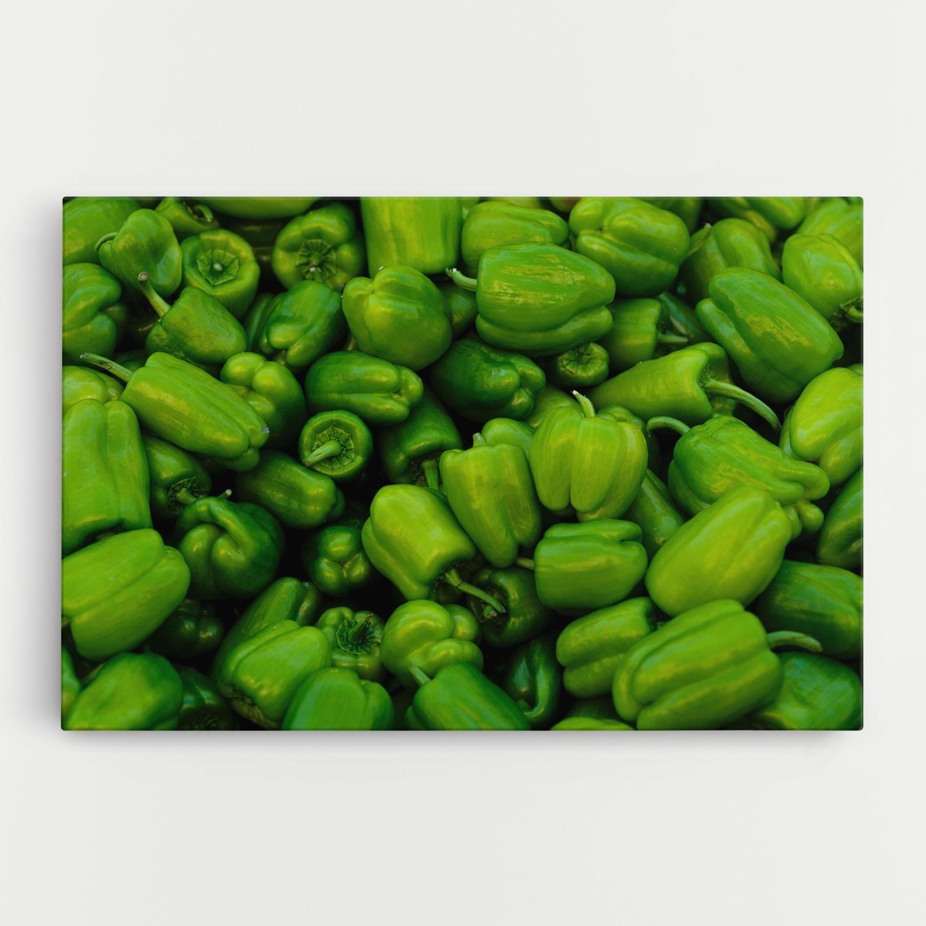 Vászonkép Green Bellpepper mockup 0