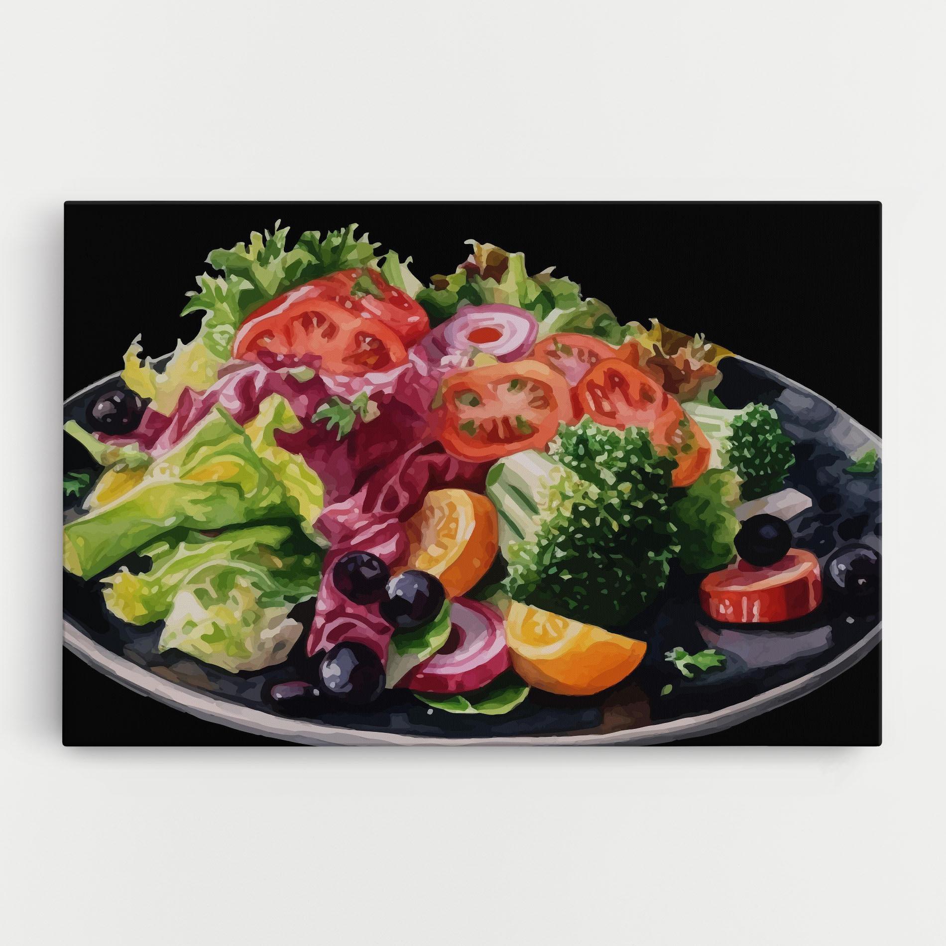Vászonkép Healthy Tomato Food mockup 0