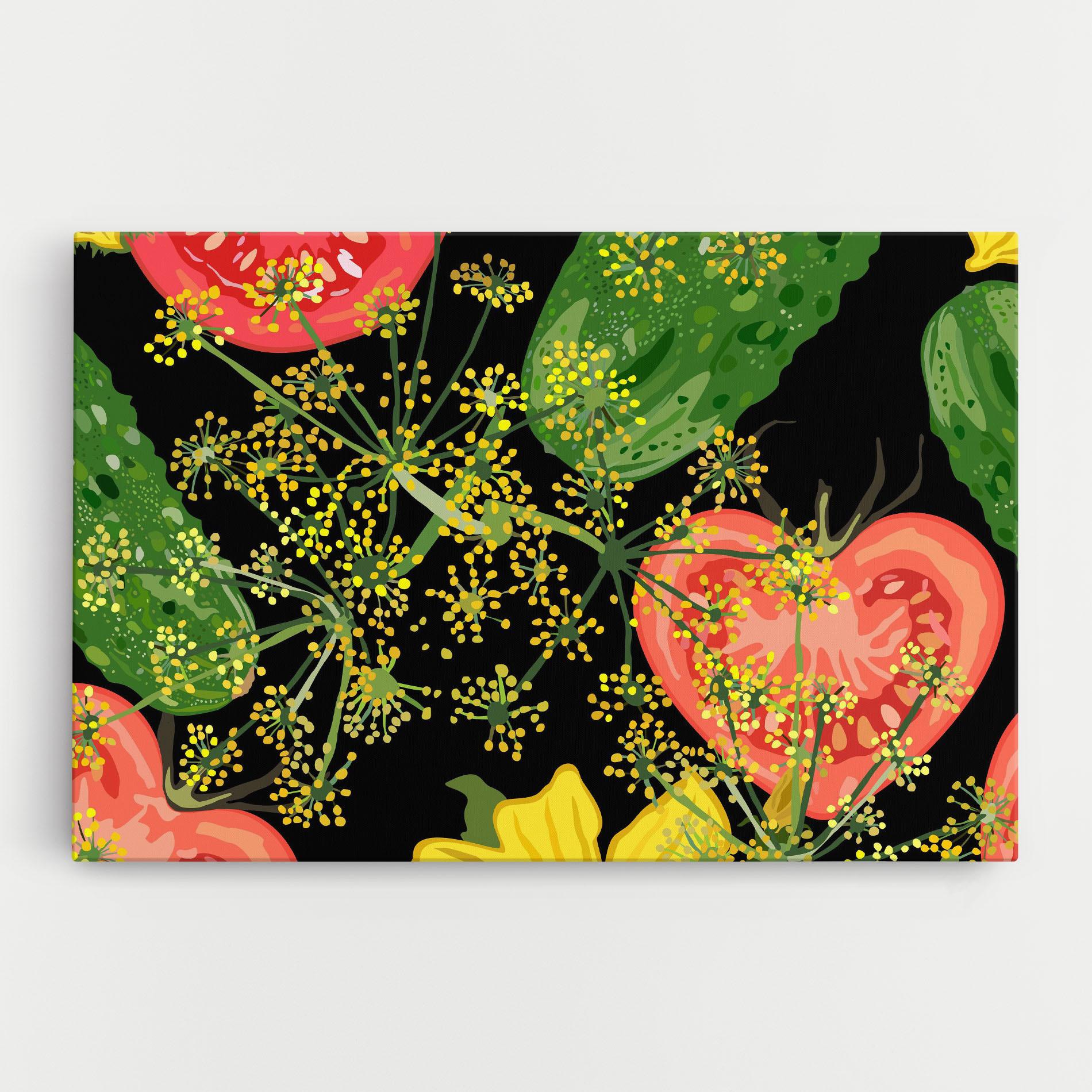 Vászonkép Heart Tomato mockup 0