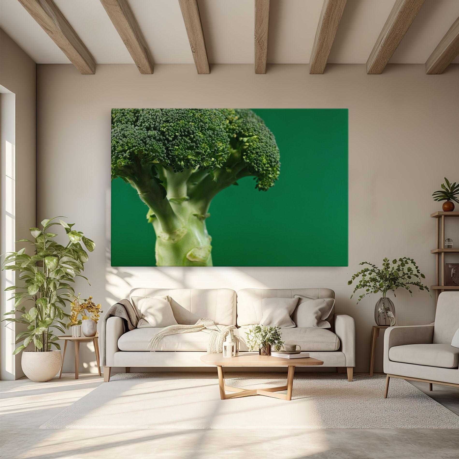 Vászonkép Broccoli mockup 6