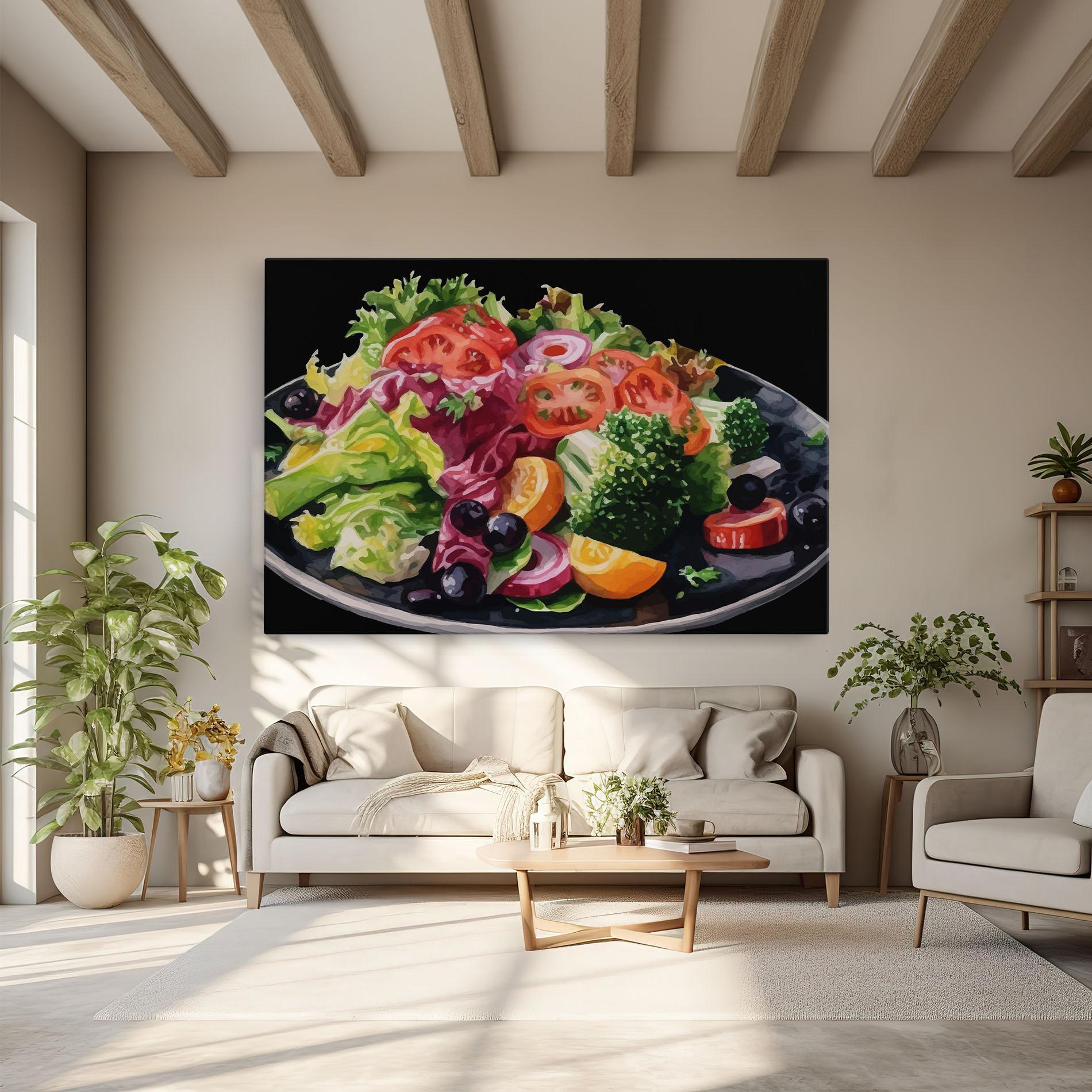 Vászonkép Healthy Tomato Food mockup 6