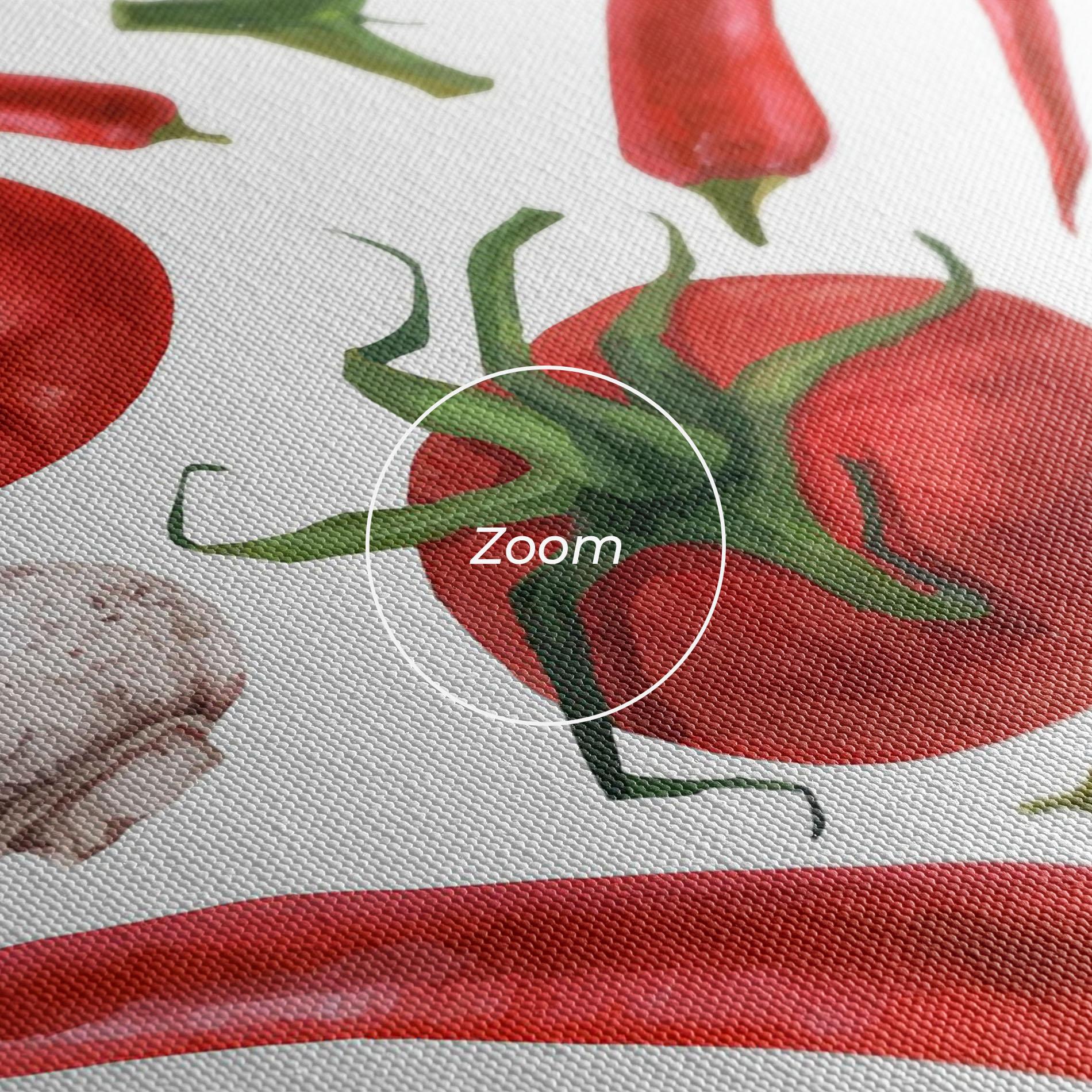 Vászonkép Floating Tomato mockup 3