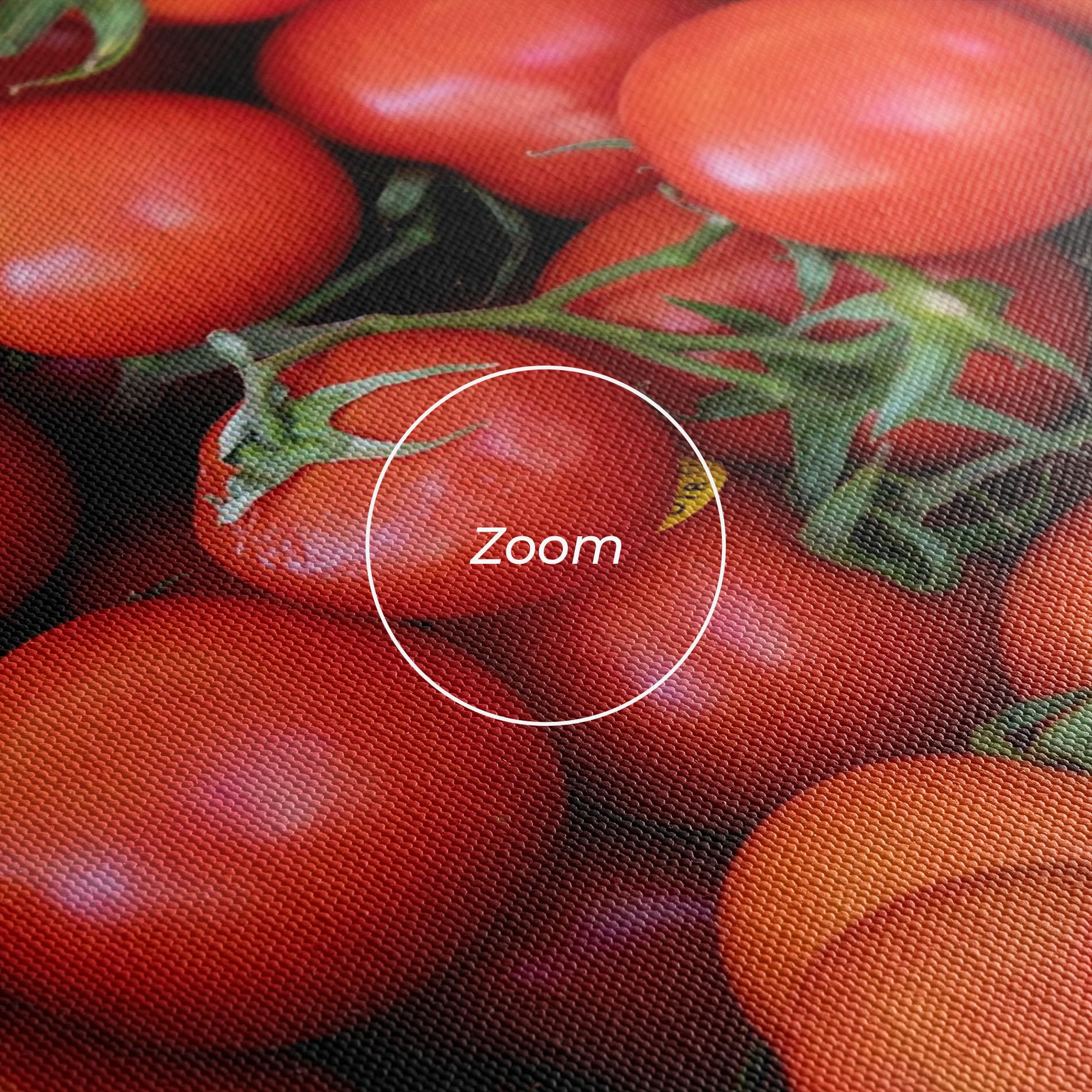 Vászonkép Tomato Red Wall mockup 3