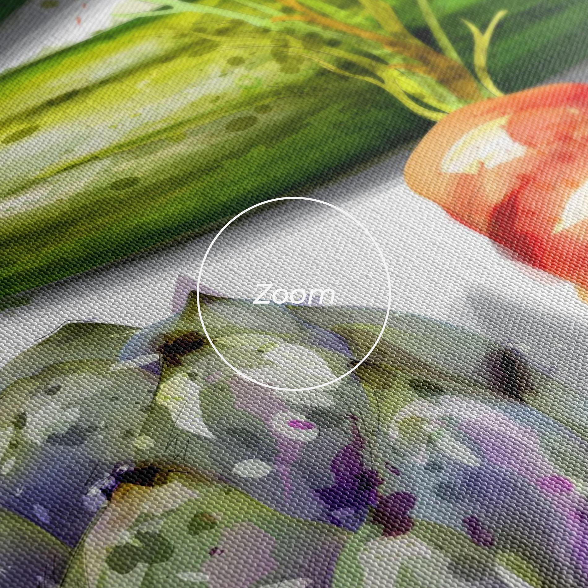 Vászonkép Watercolor Vegetables mockup 3